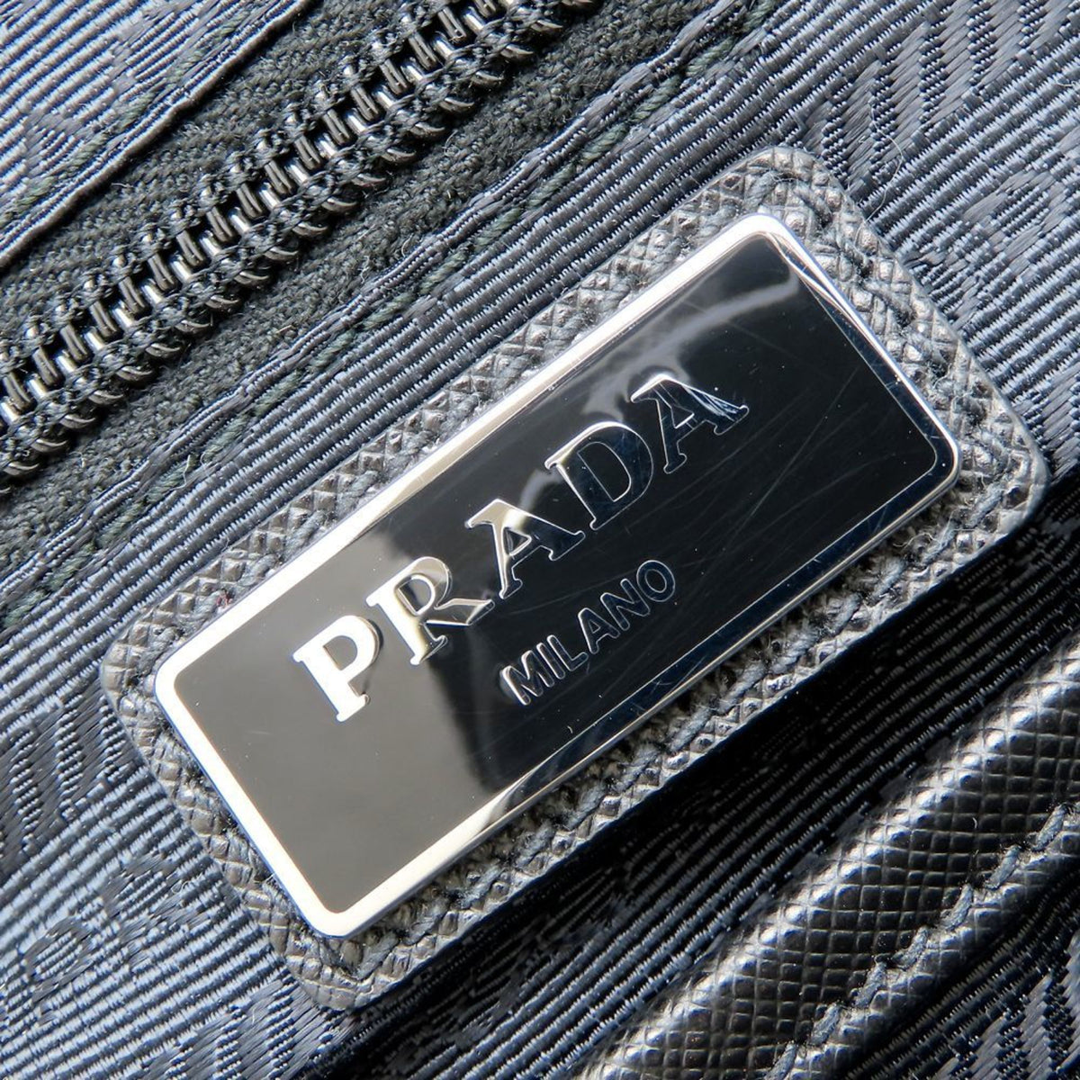 Prada Black Multi-Color Nylon Sling Bag (Pre-Owned)