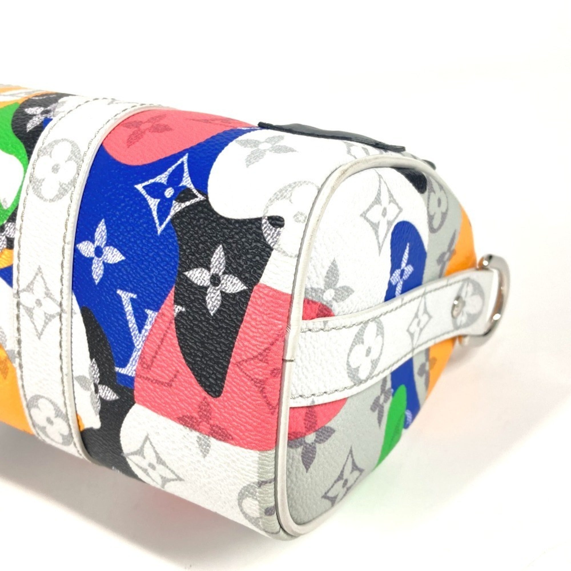Louis Vuitton Multi-Color Monogram Leather Boston Bag Handbag Shoulder Bag (Pre-Owned)