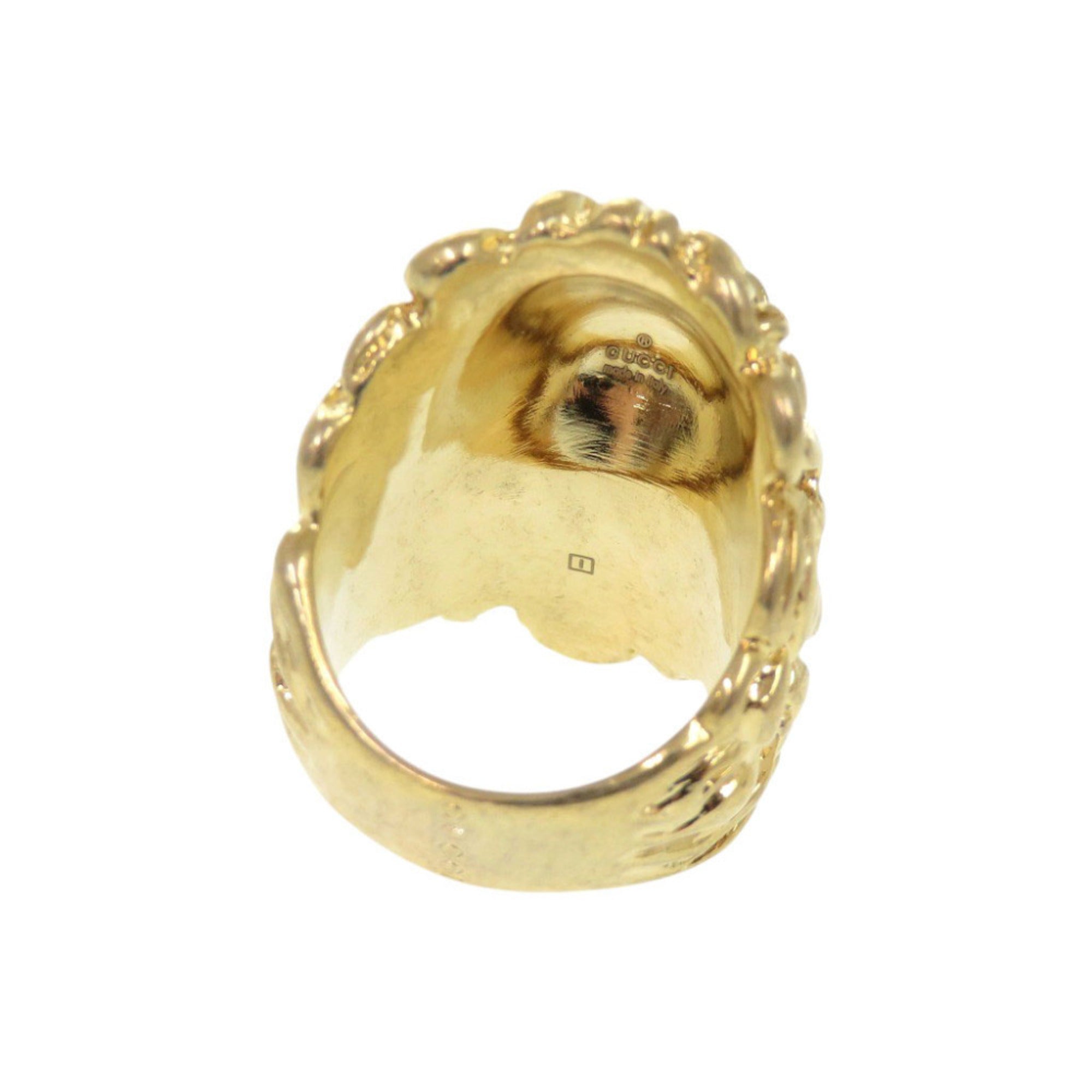 Gucci Gold Metal Band Ring (Pre-Owned)