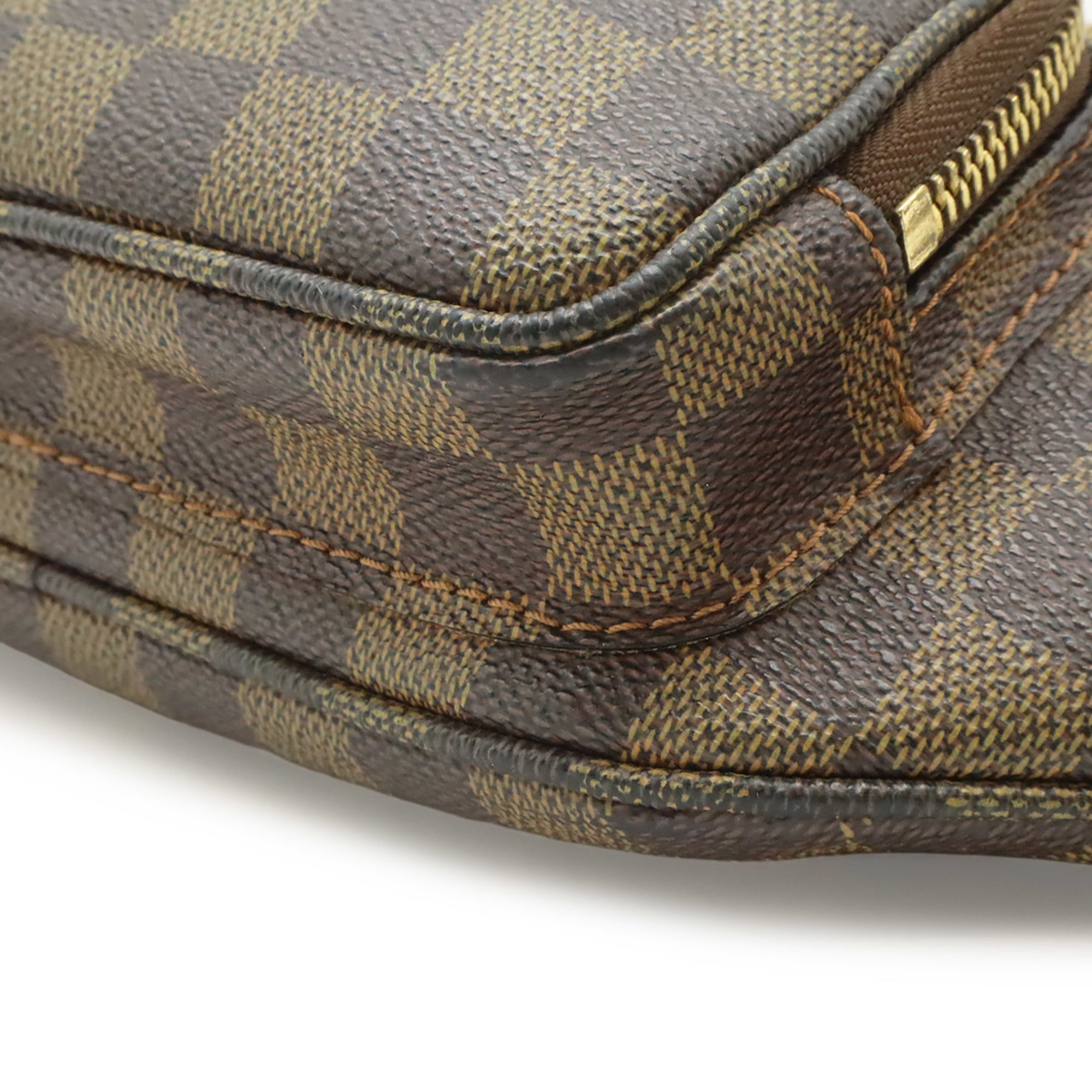 Louis Vuitton Brown Damier Canvas Pvc Fanny Pack Pouch (Pre-Owned)