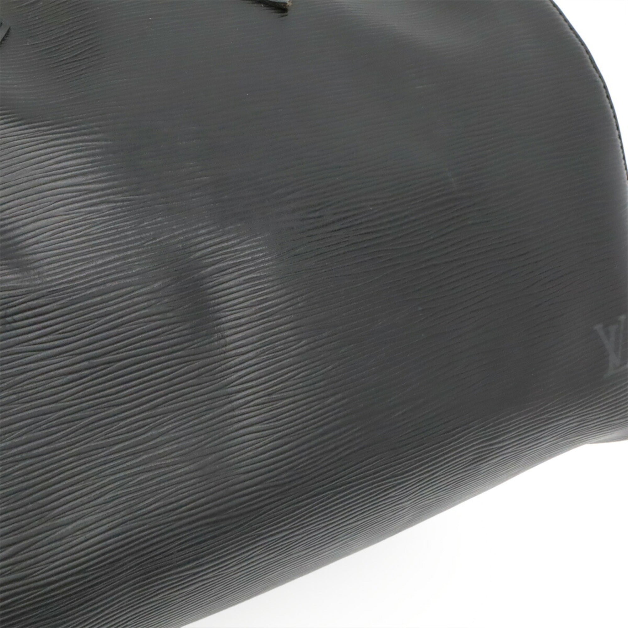 Louis Vuitton Black Noir Epi Leather Boston Bag Handbag (Pre-Owned)