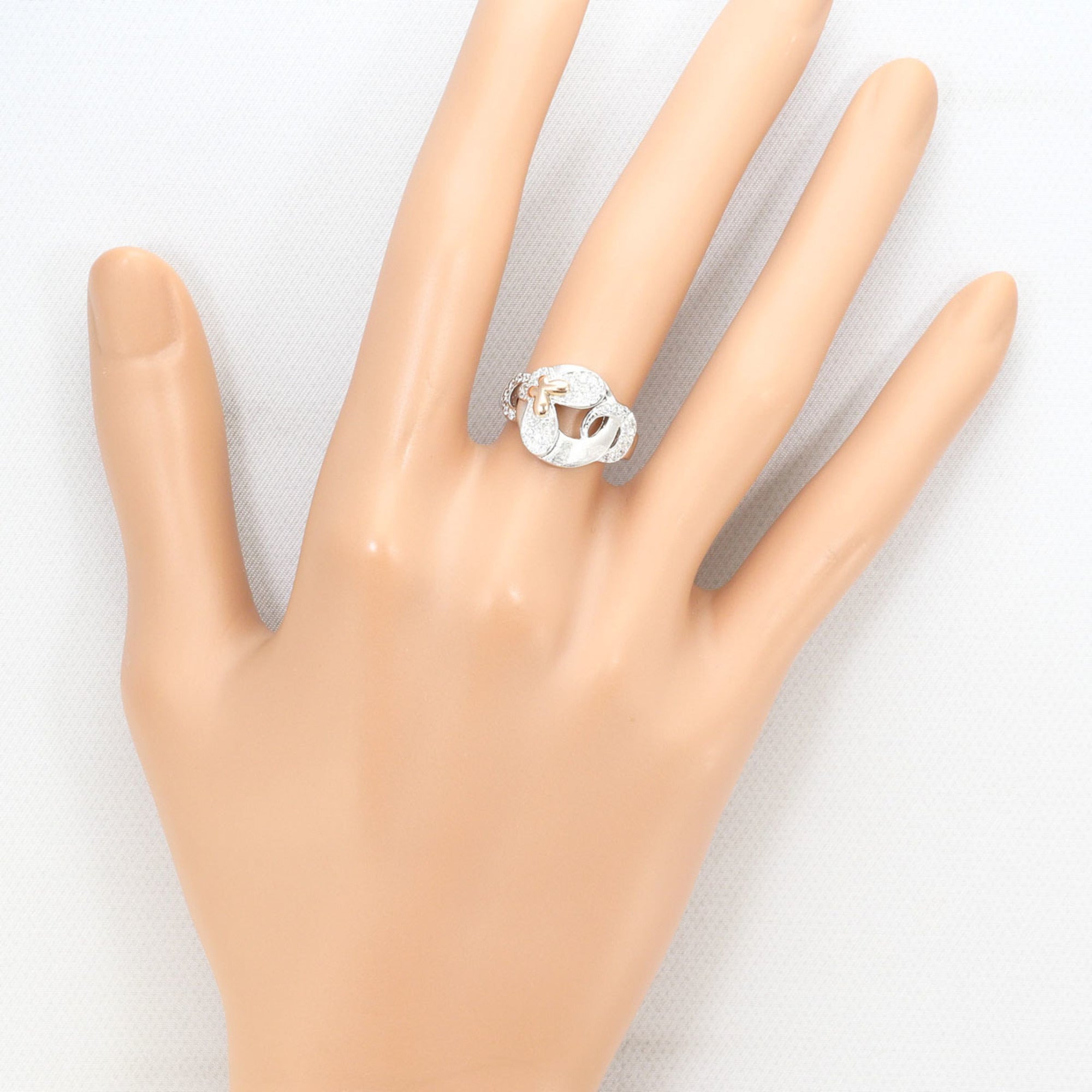 Unbranded Pink Gold White Gold Pink Gold (14K) White Gold (14K) Band Ring (Pre-Owned)