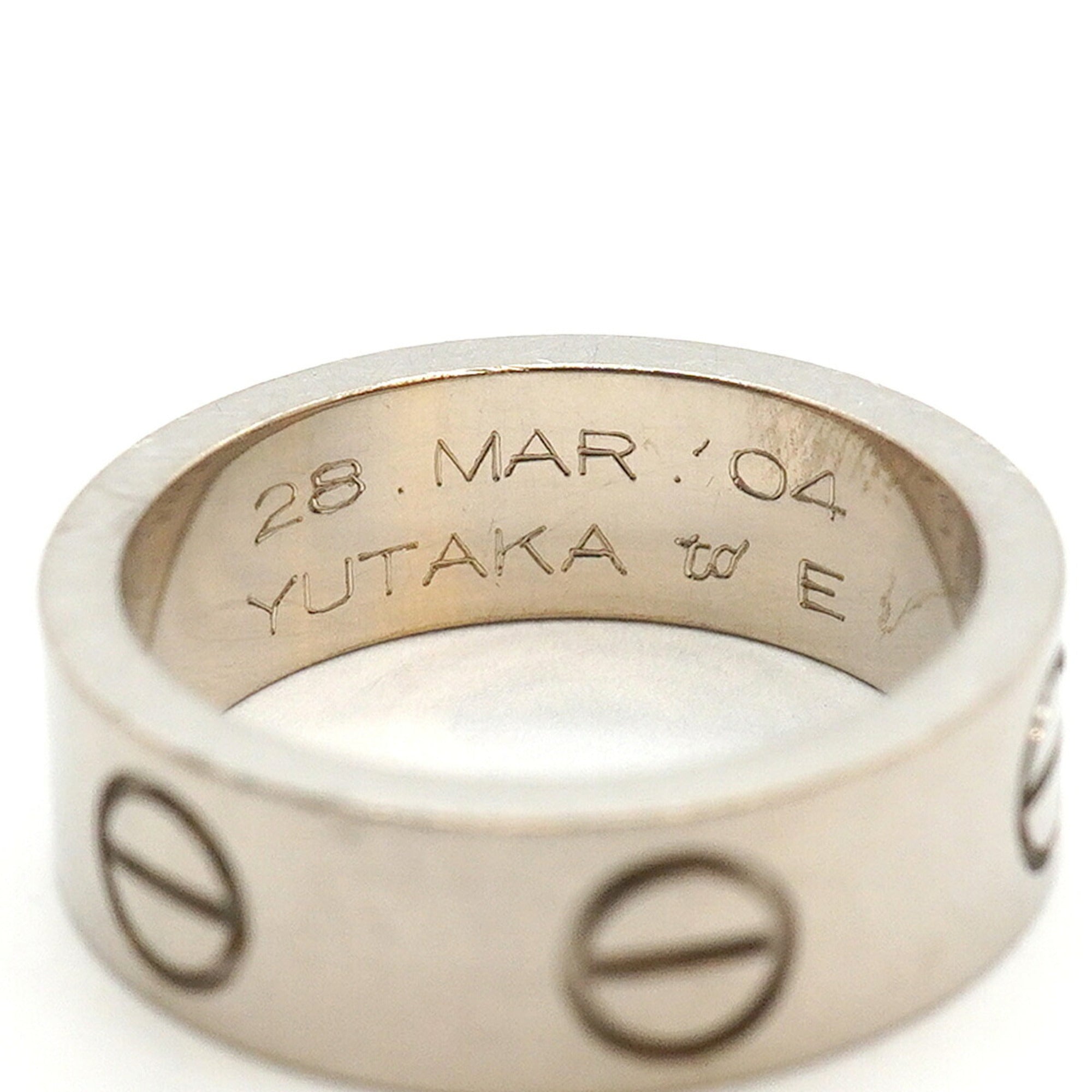 Cartier White Gold (18K) Band Ring (Pre-Owned)