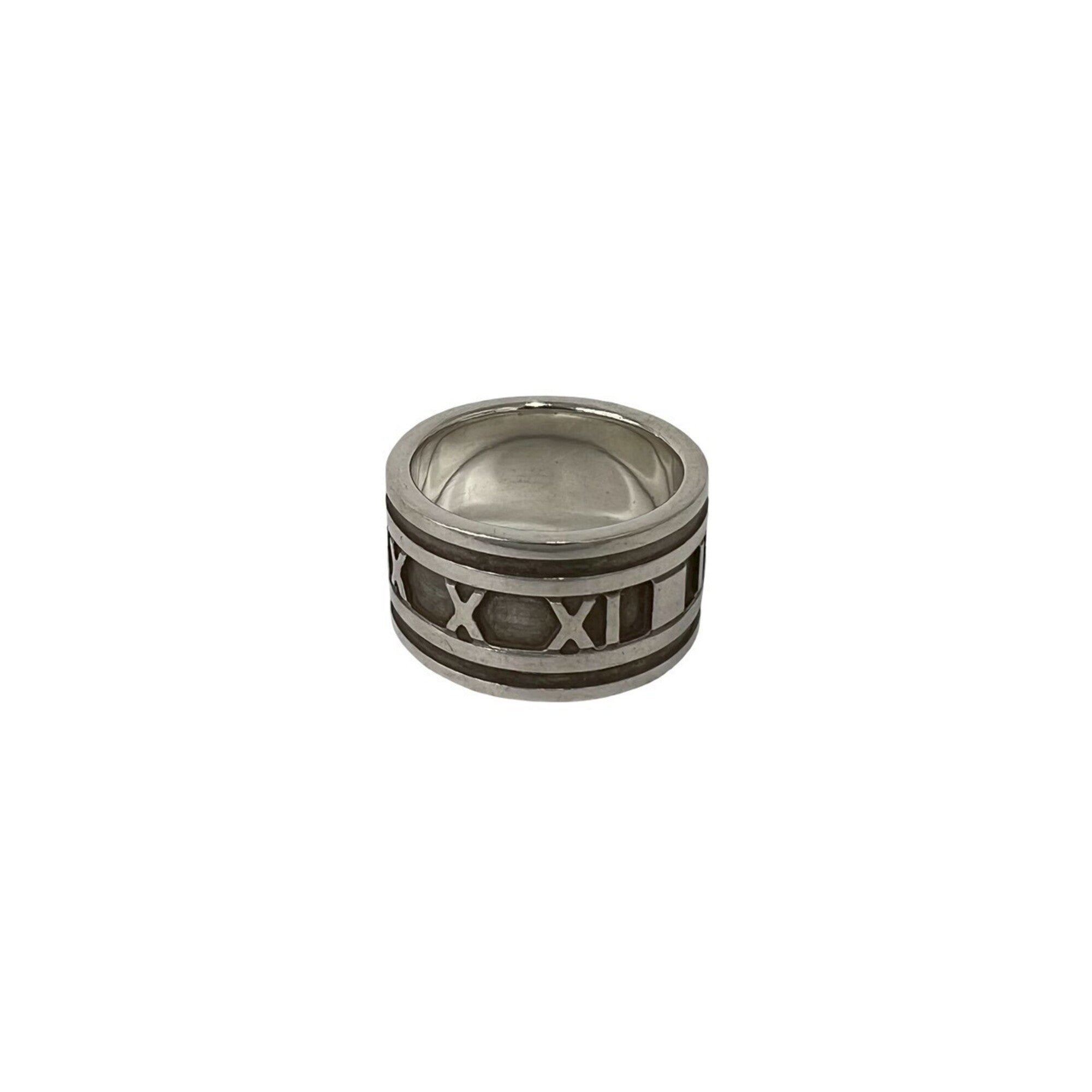 Tiffany Silver Silver 925 Band Ring (Pre-Owned)
