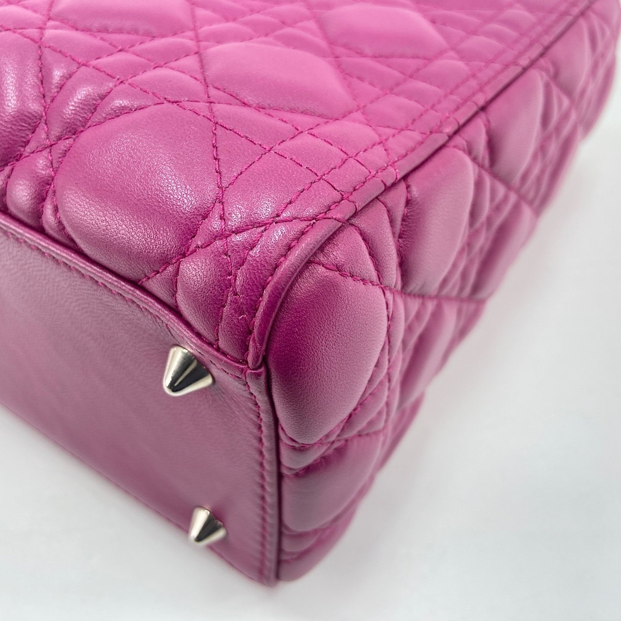 Christian Dior Purple Handbag Shoulder Bag (Pre-Owned)