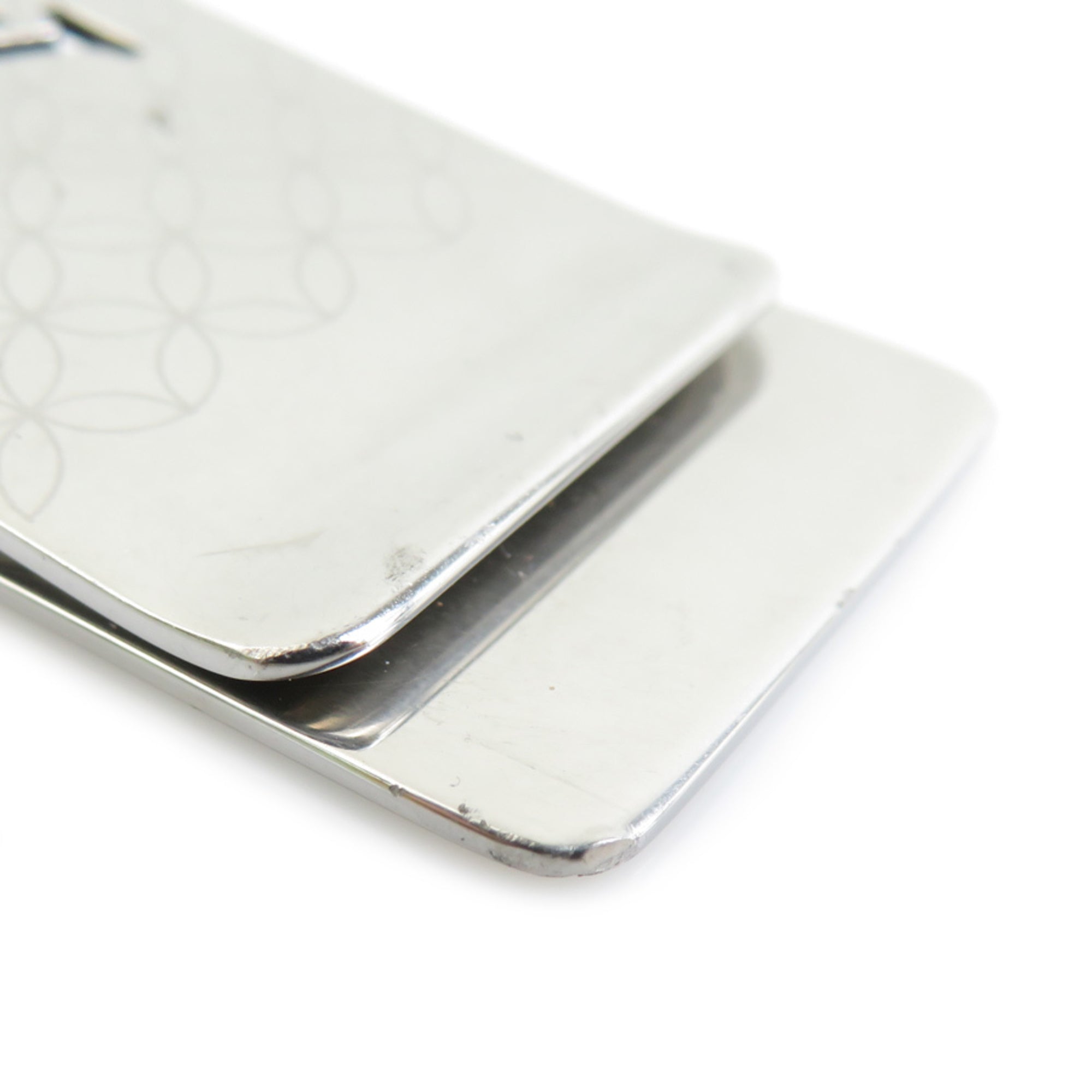 Louis Vuitton Silver Metal Money Clip (Pre-Owned)