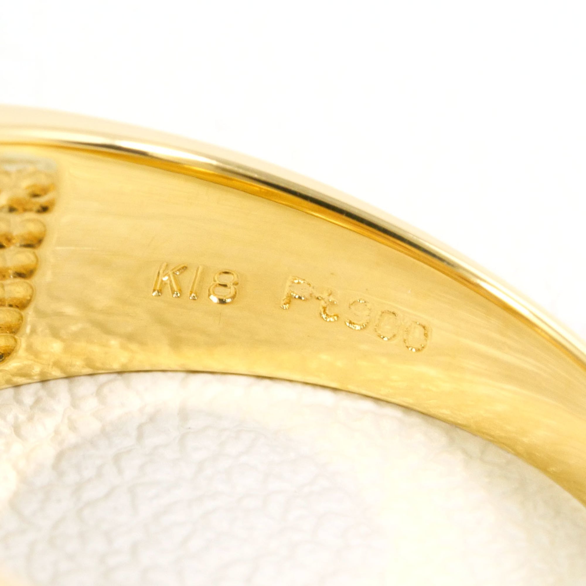 Unbranded Pink Gold Platinum Yellow Gold Yellow Gold (18K) Pink Gold (18K) Platinum 900 Band Ring (Pre-Owned)