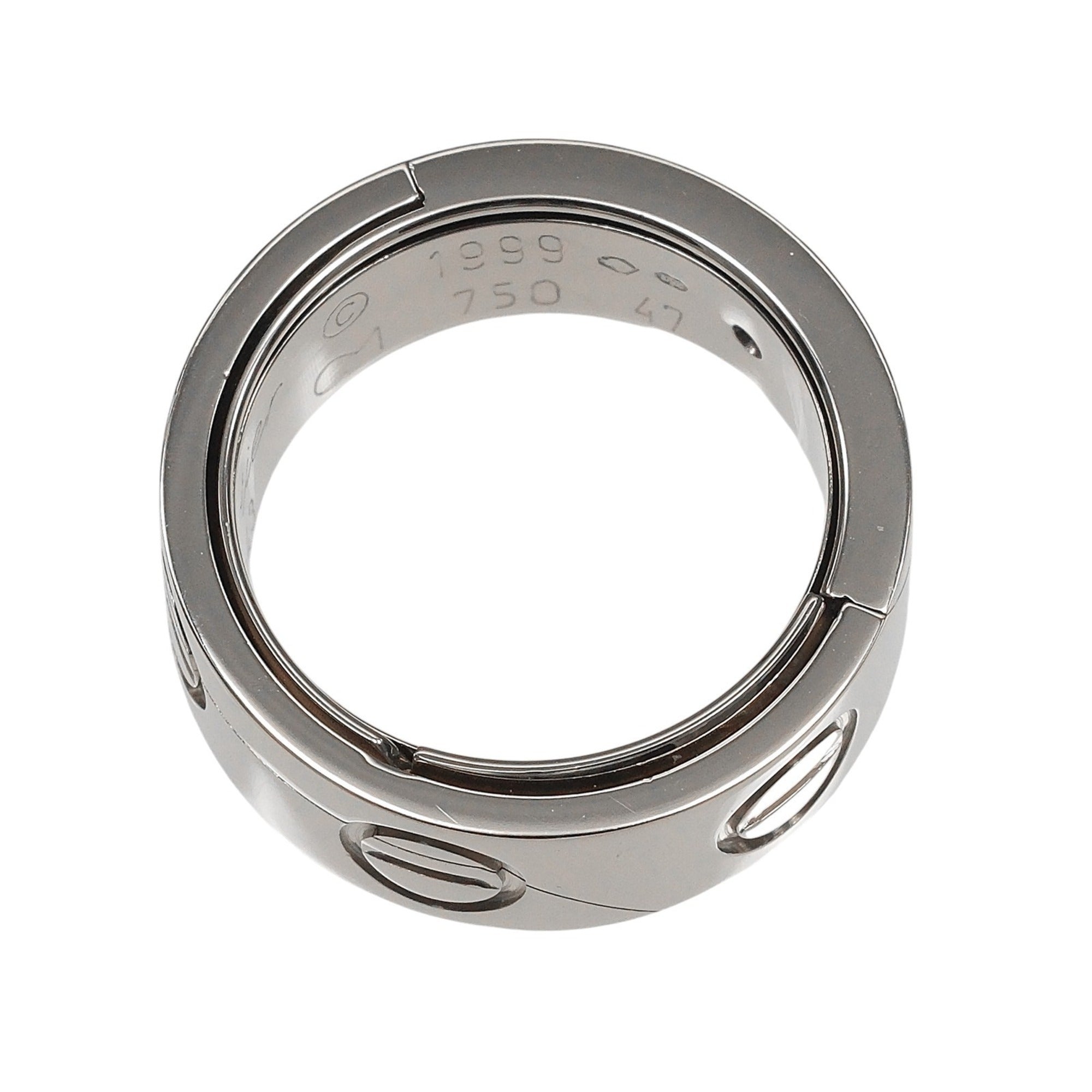 Cartier White Gold (18K) Band Ring (Pre-Owned)