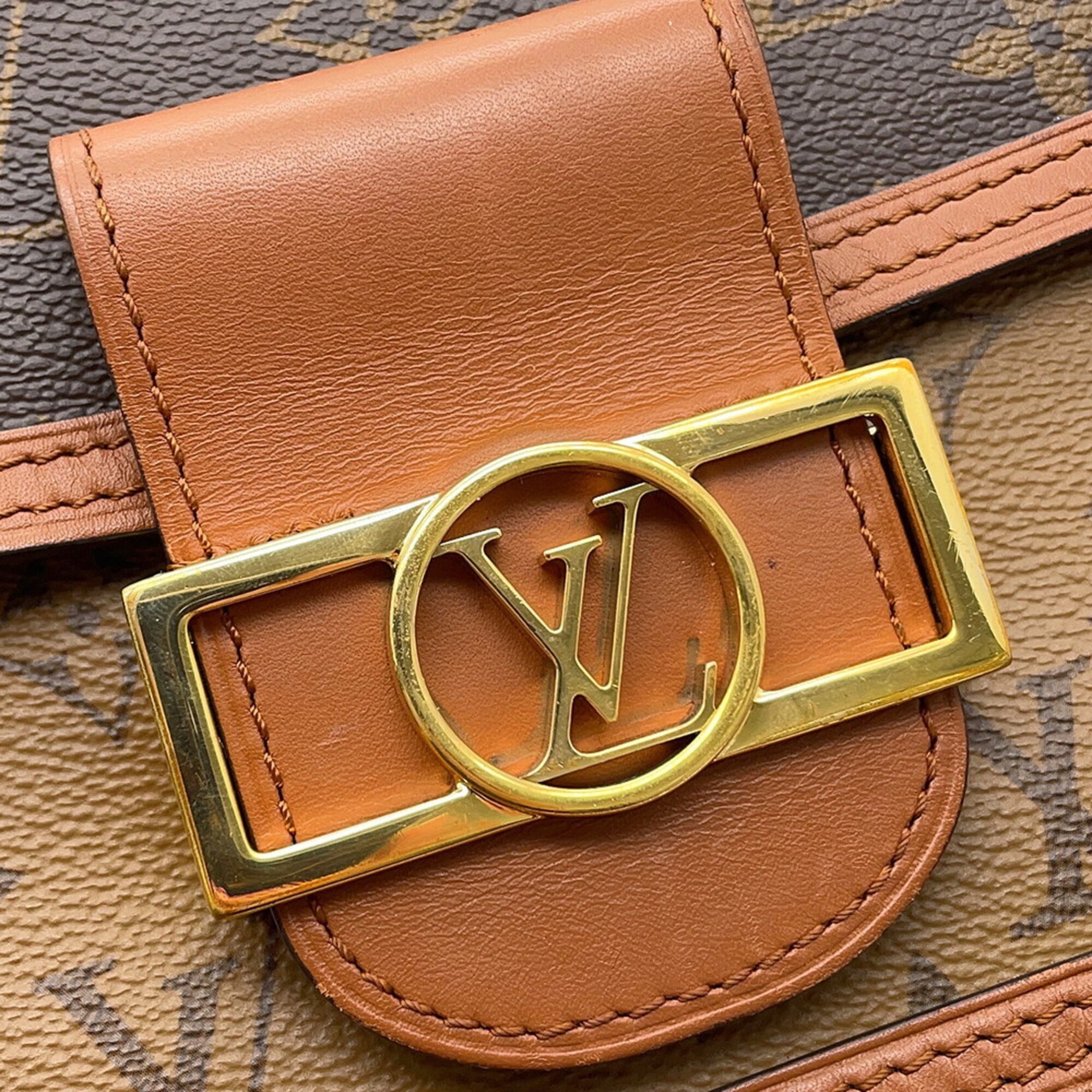 Louis Vuitton Monogram Reverse Black Noir Monogram Reverse Handbag Shoulder Bag (Pre-Owned)