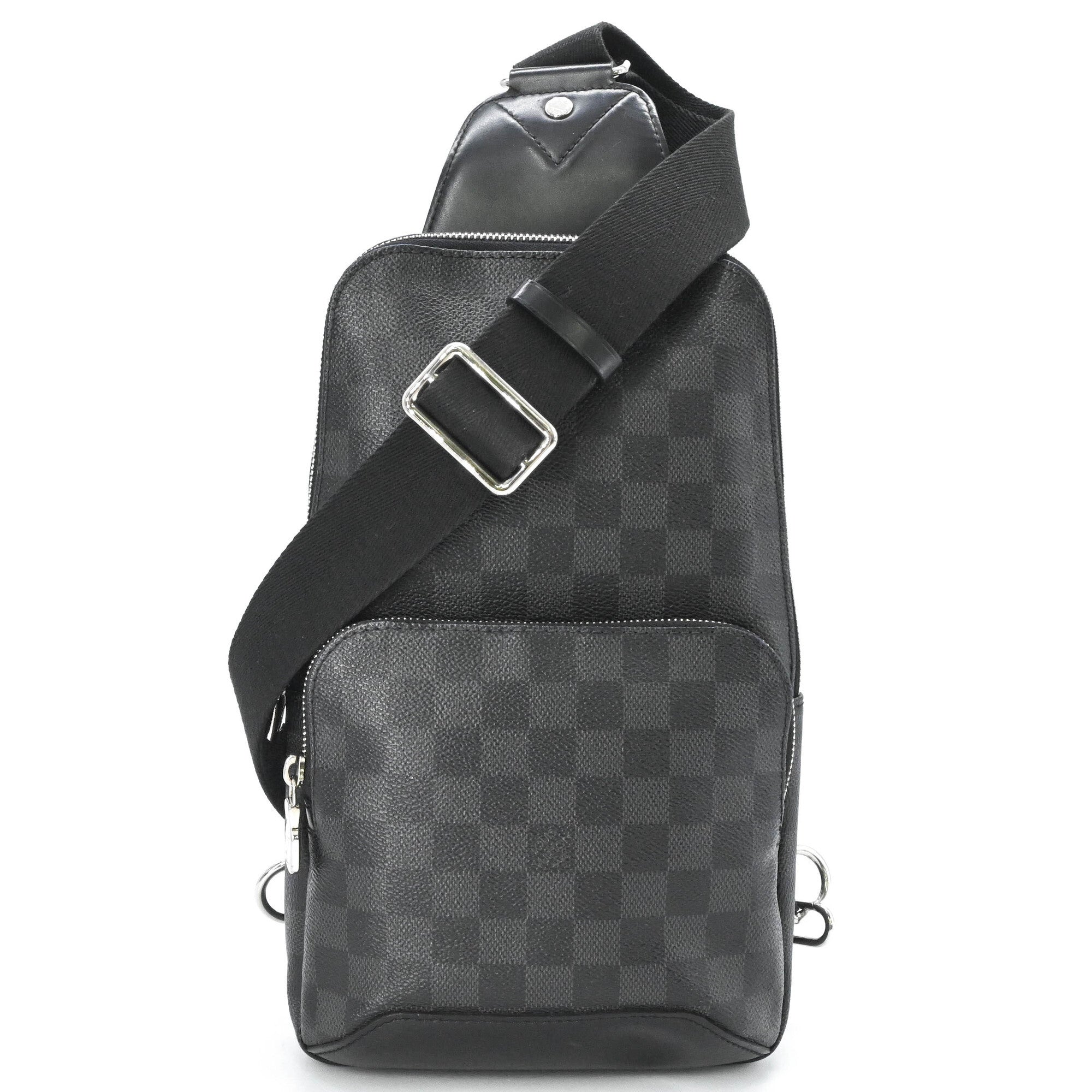 Louis Vuitton Black Damier Graphite Sling Bag (Pre-Owned)