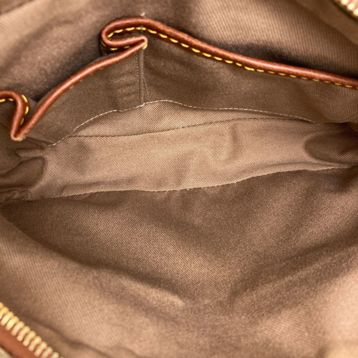 Celine Brown Canvas Shoulder Bag (Pre-Owned)
