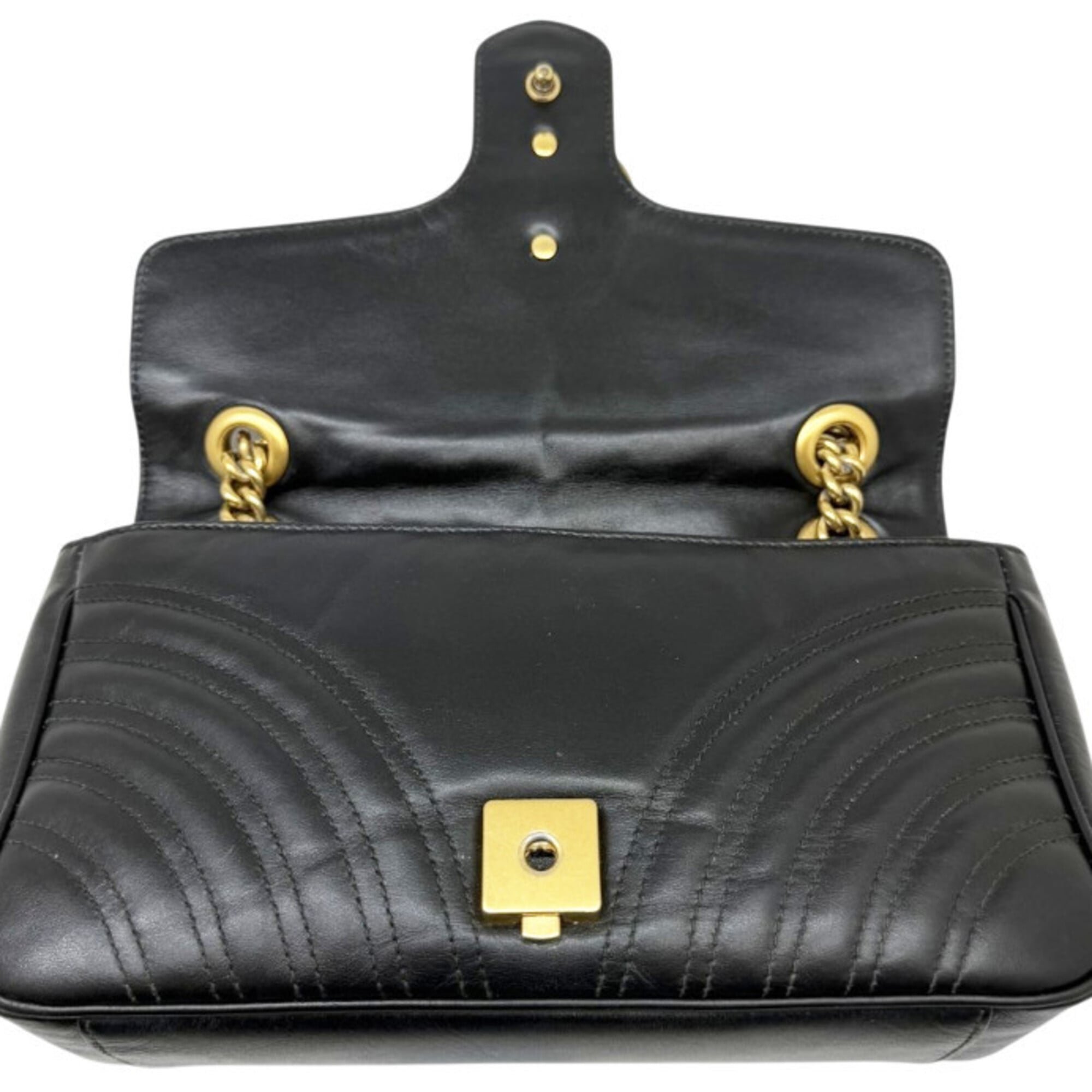 Gucci Black Leather Shoulder Bag (Pre-Owned)