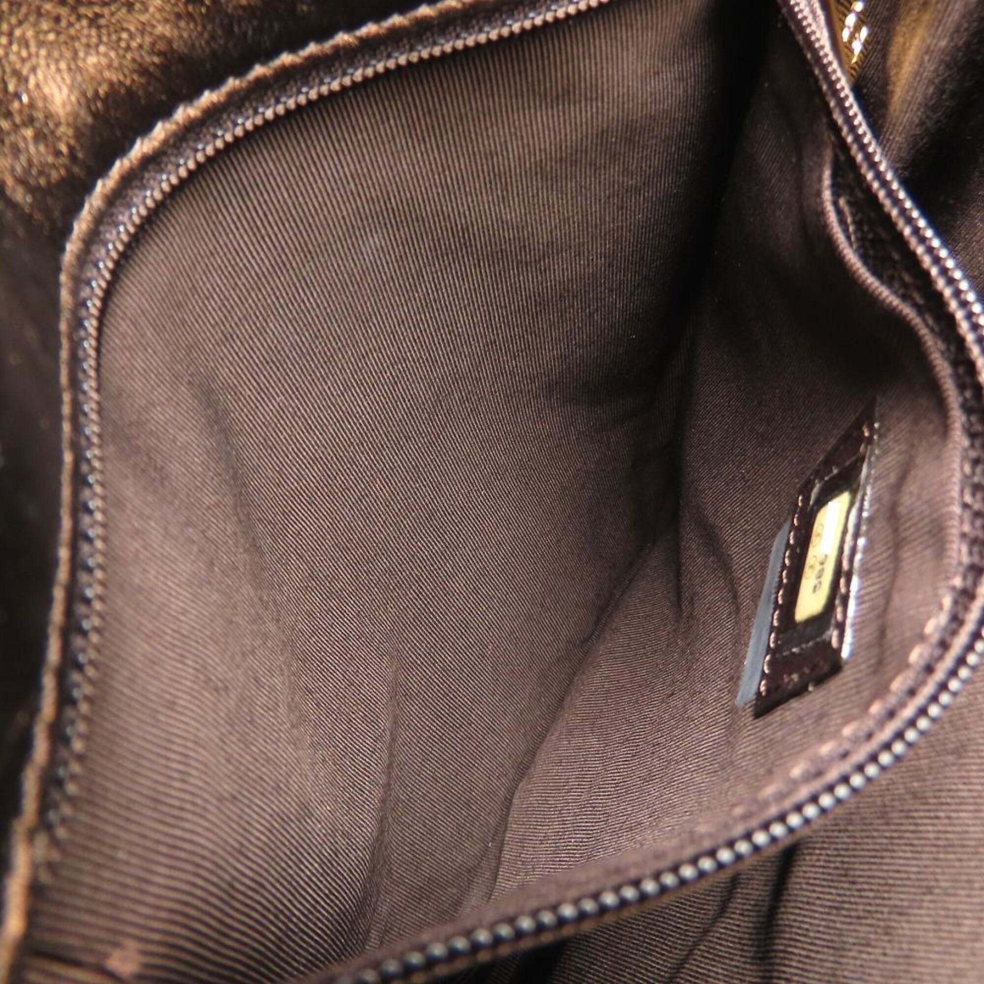 Chanel Bronze Leather Shoulder Bag (Pre-Owned)