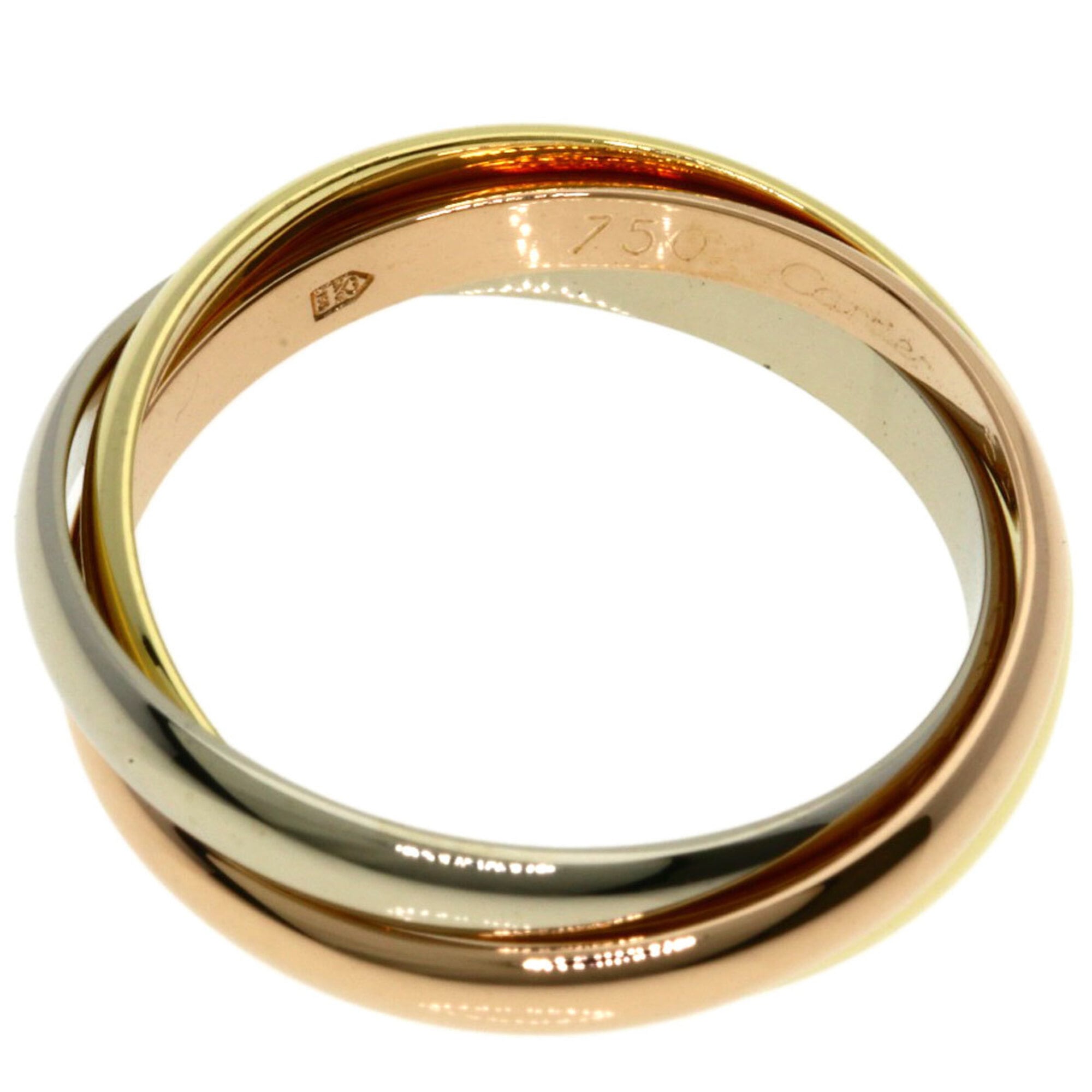 Cartier Trinity Yellow Gold (18K) Pink Gold (18K) White Gold (18K) Band Ring (Pre-Owned)