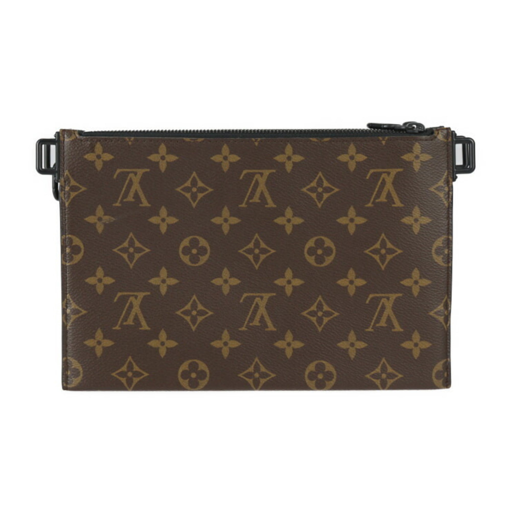Louis Vuitton Black Brown Monogram Monogram Monogram Empreinte Clutch Bag Pouch Shoulder Bag (Pre-Owned)