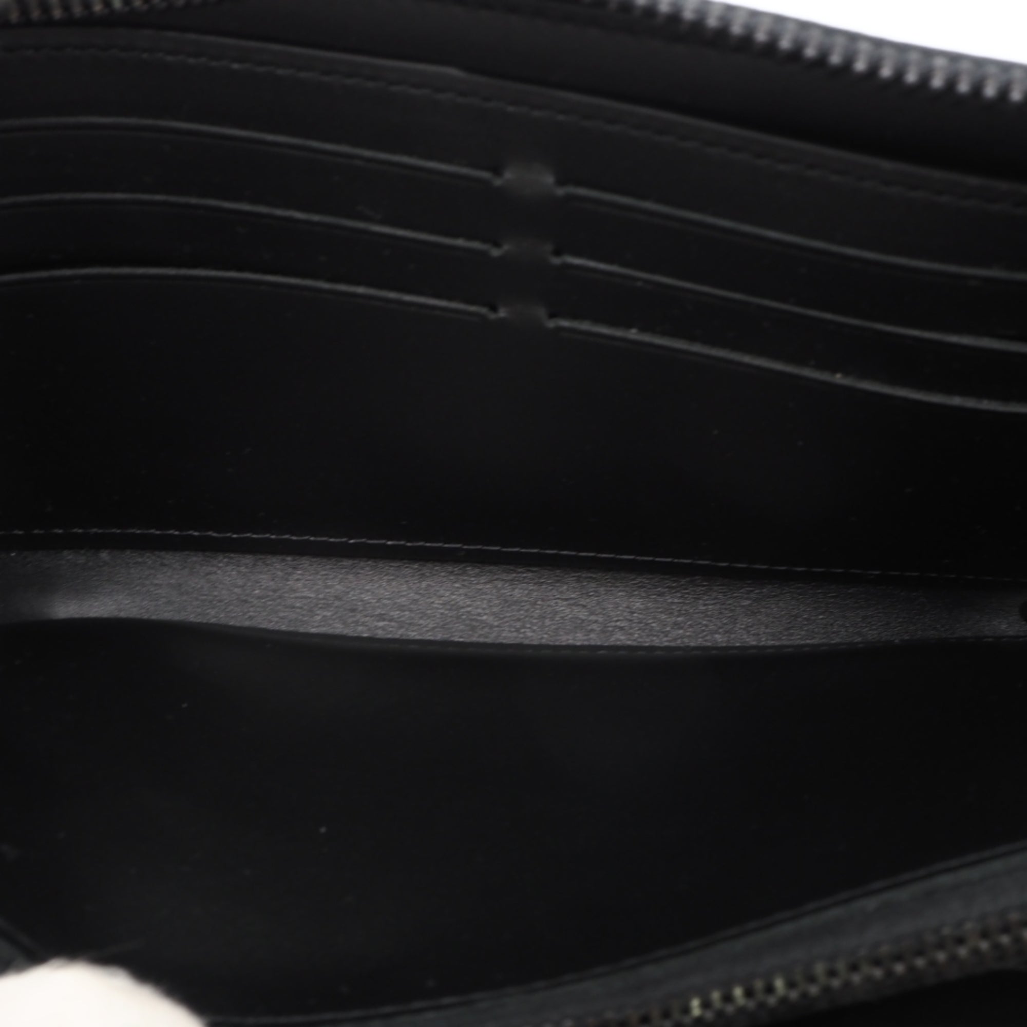 Louis Vuitton Monogram Black Coated Canvas Long Wallet (Bi-Fold) (Pre-Owned)