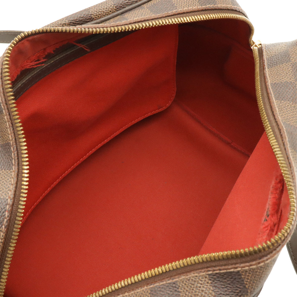Louis Vuitton Brown Damier Canvas Pvc Coated Canvas Shoulder Bag Tote Bag (Pre-Owned)