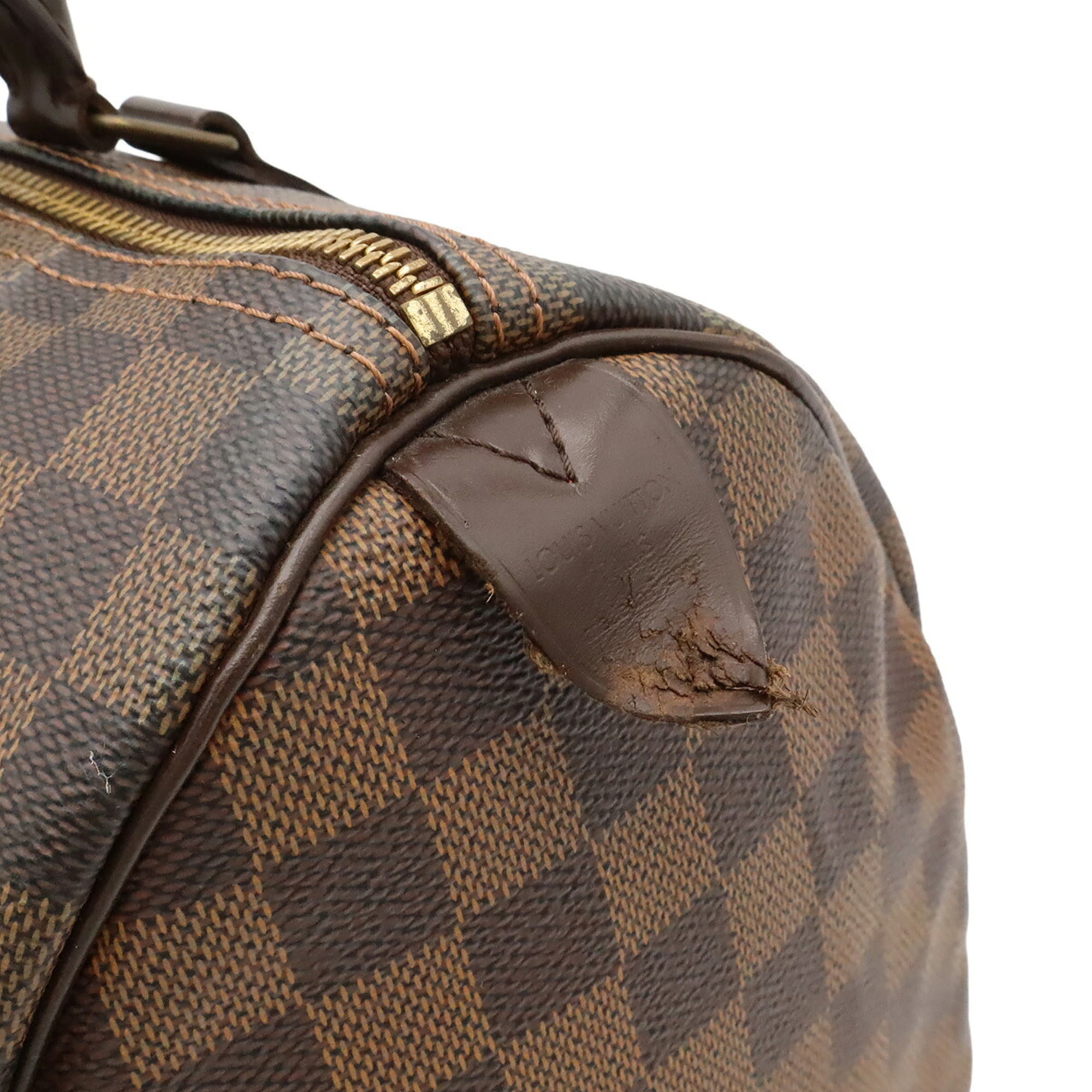 Louis Vuitton Brown Damier Canvas Pvc Damier Canvas Handbag (Pre-Owned)