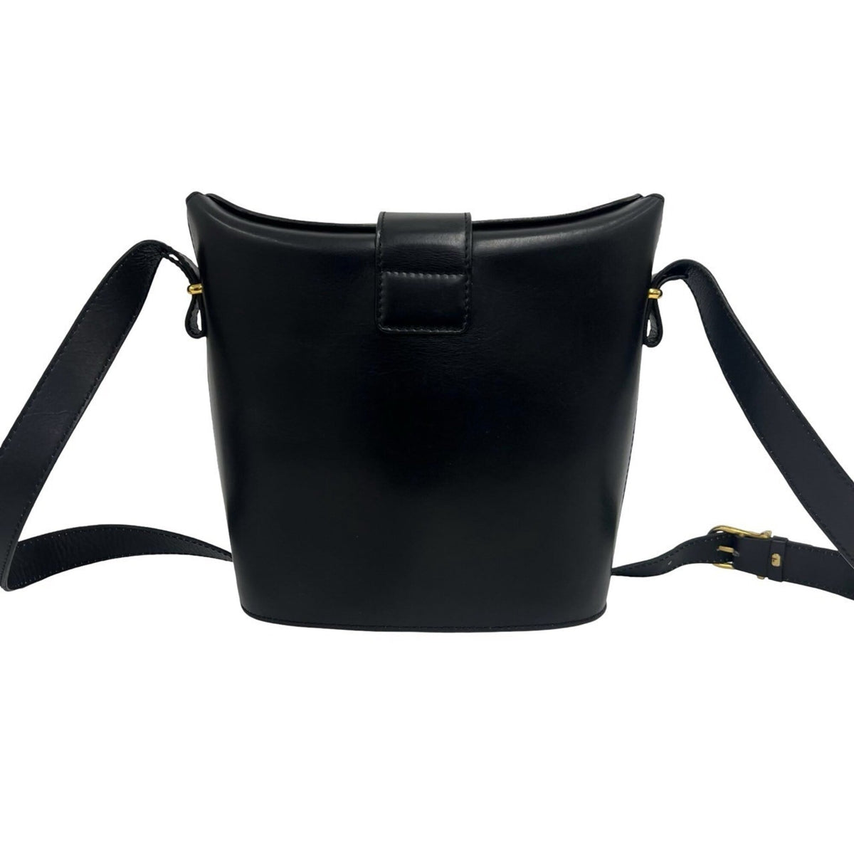 Celine Black Leather Pochette Shoulder Bag (Pre-Owned)