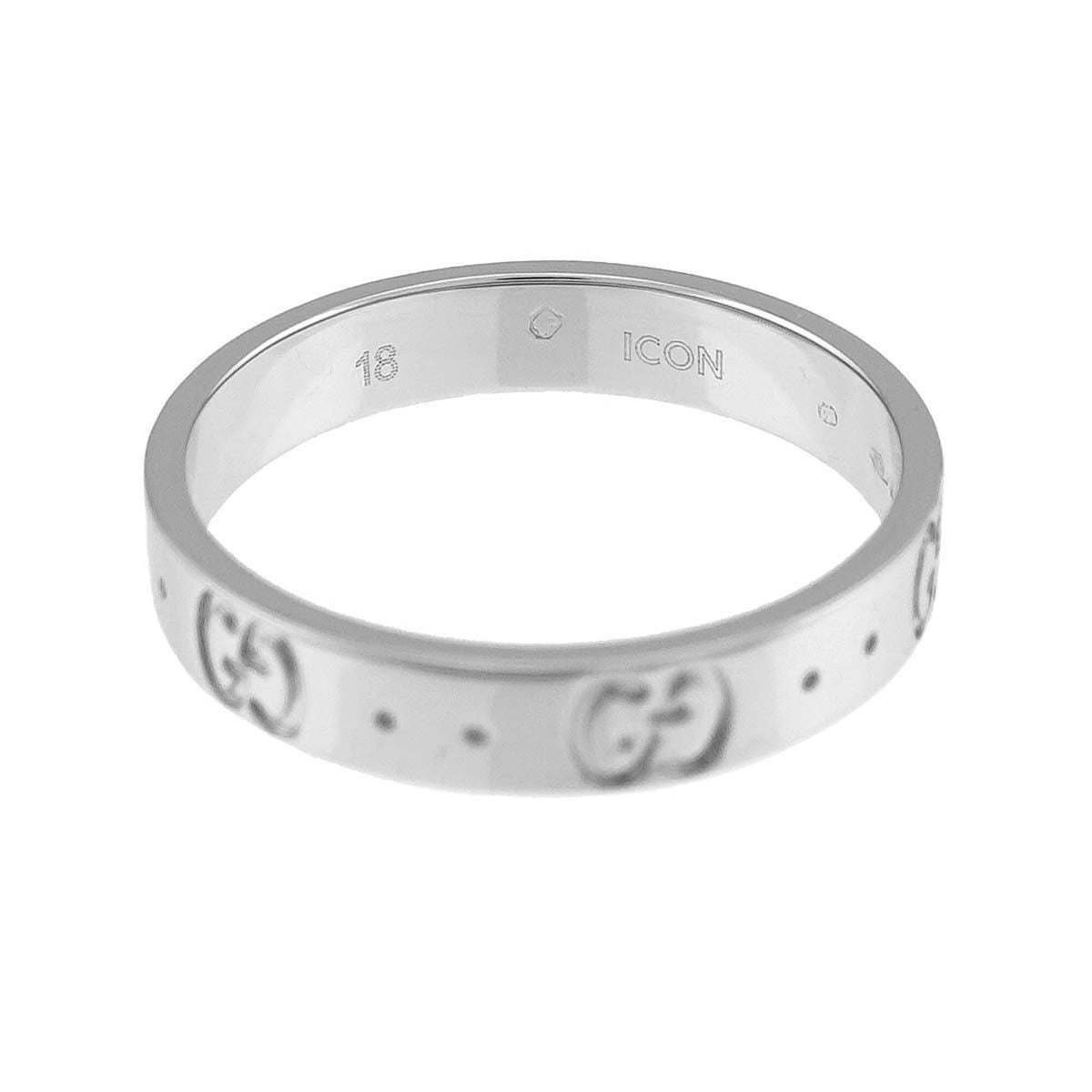 Gucci White Gold (18K) Band Ring (Pre-Owned)