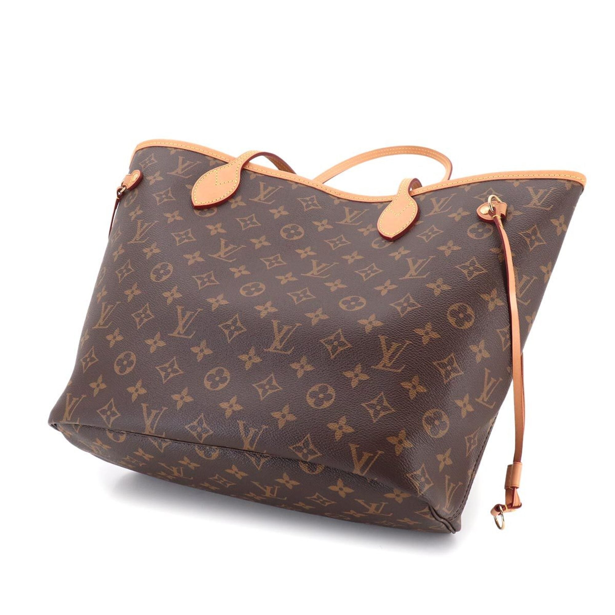 Louis Vuitton Beige Brown Monogram Monogram Canvas Handbag Tote Bag (Pre-Owned)