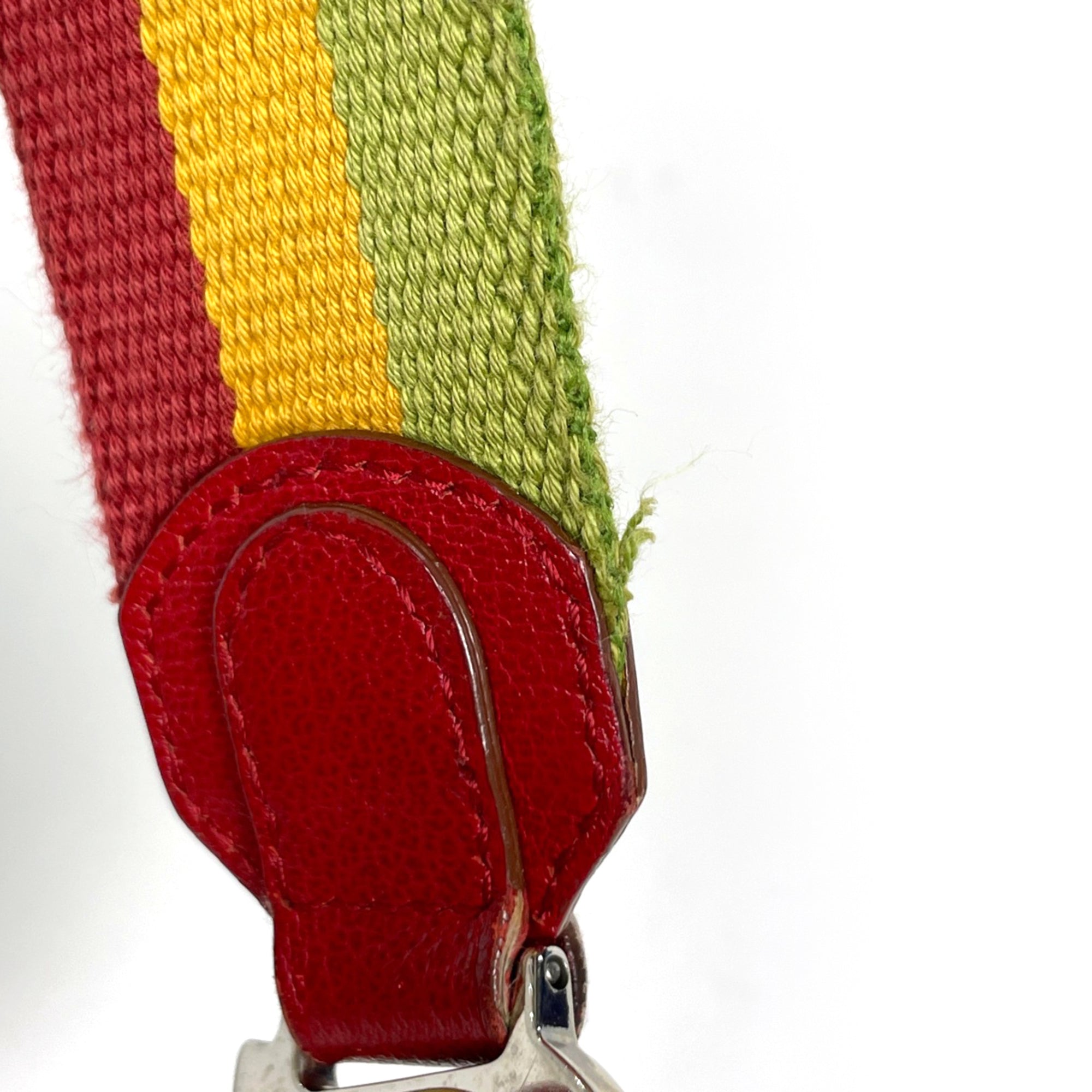Christian Dior Rasta Brown Multi-Color Canvas Leather Saddle Bag Shoulder Bag (Pre-Owned)