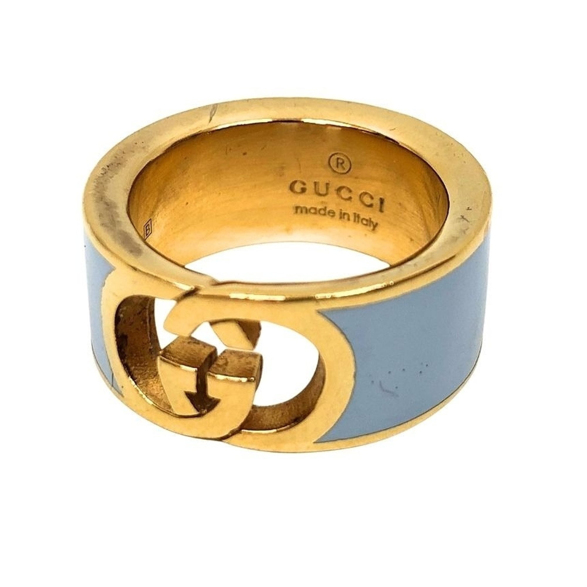 Gucci Yellow Gold Band Ring (Pre-Owned)