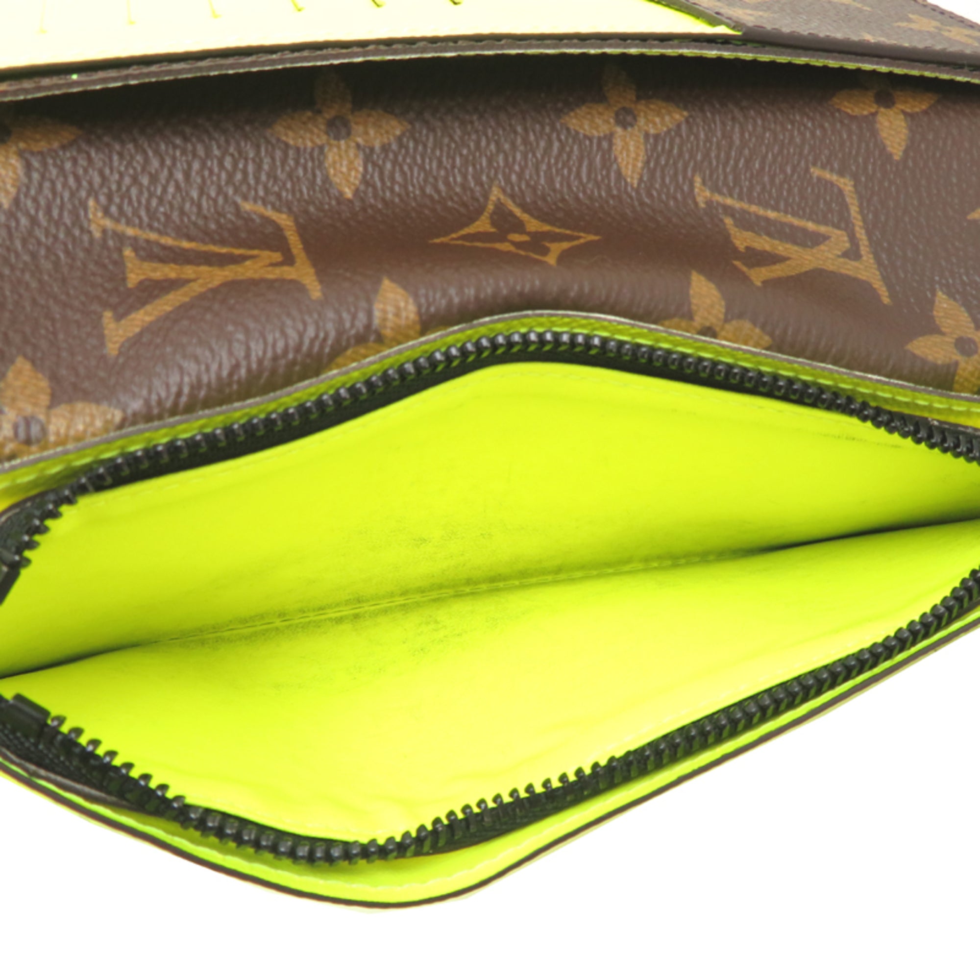 Louis Vuitton Yellow Long Wallet (Bi-Fold) (Pre-Owned)