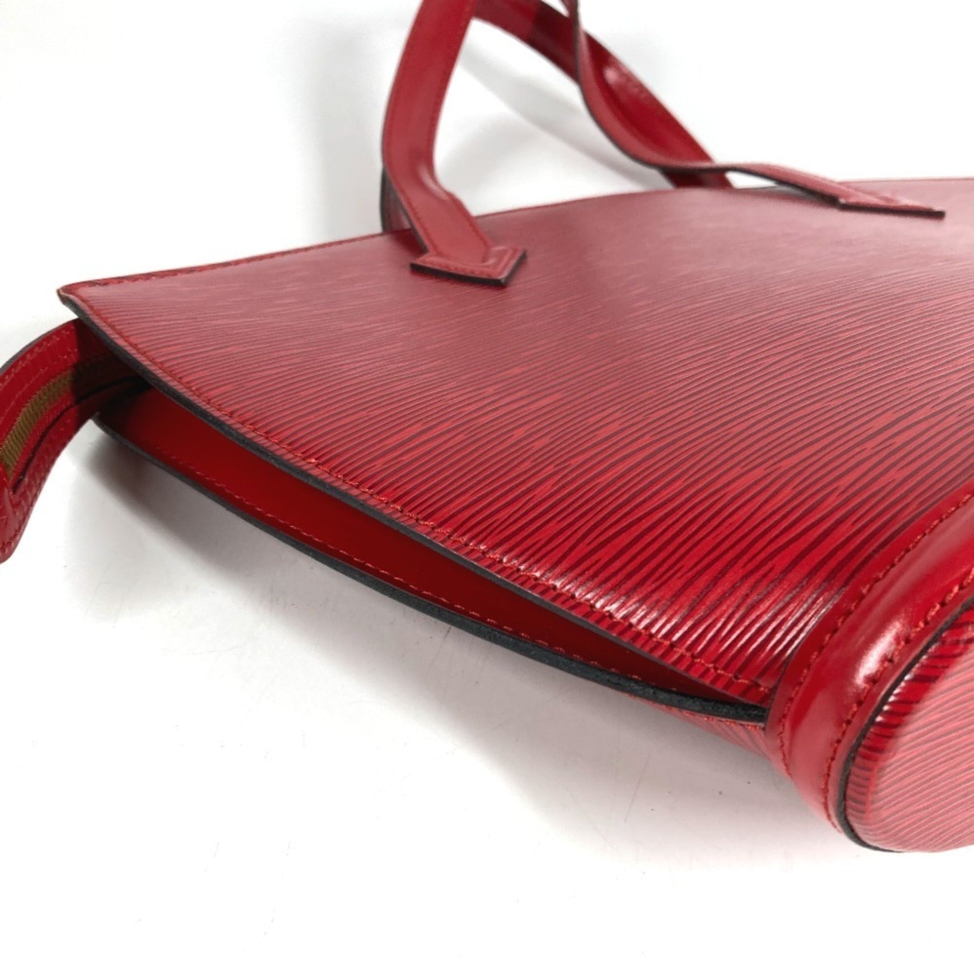 Louis Vuitton Epi Castilian Red Red Color Epi Leather Handbag Shoulder Bag Tote Bag (Pre-Owned)
