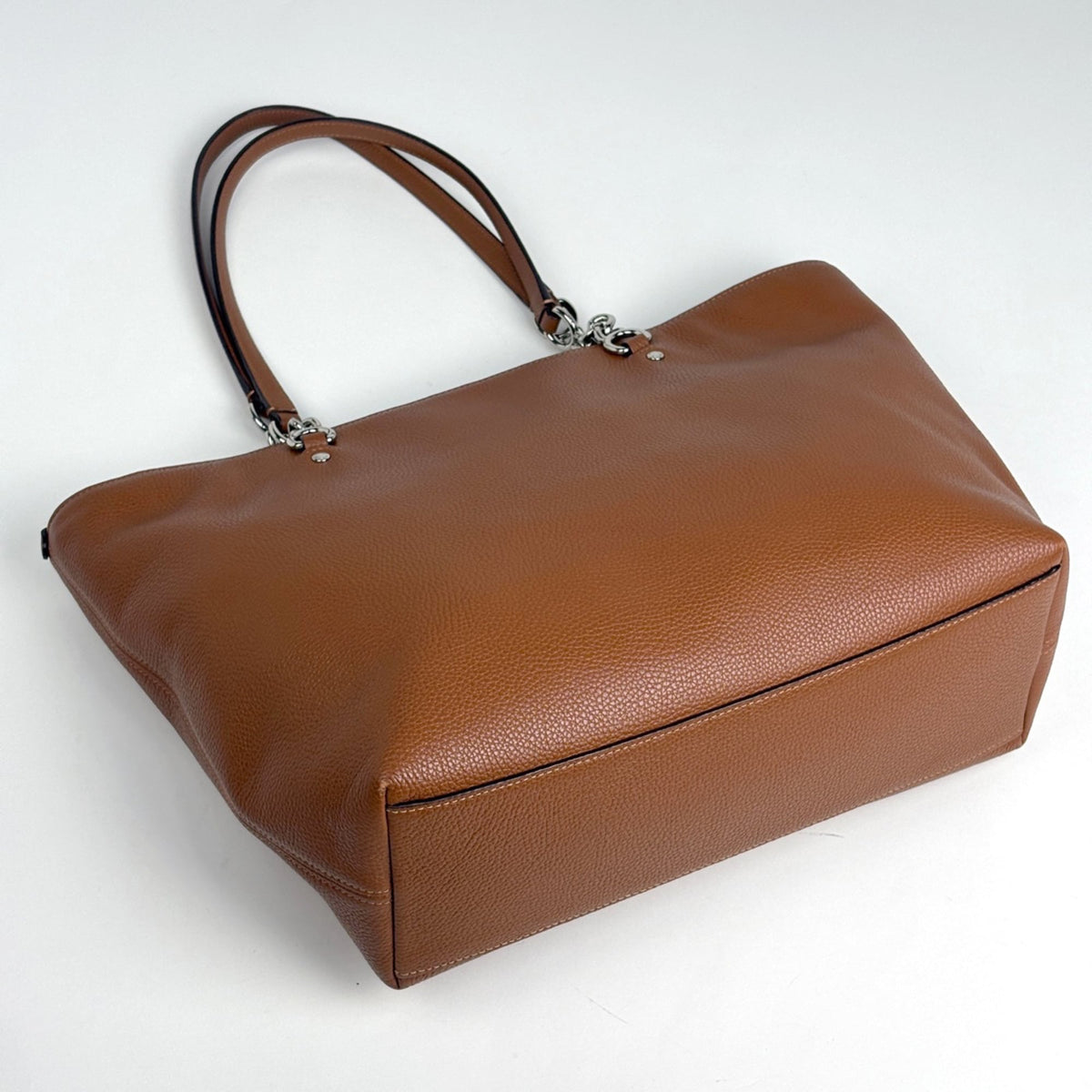 Coach Brown Leather Tote Bag (Pre-Owned)
