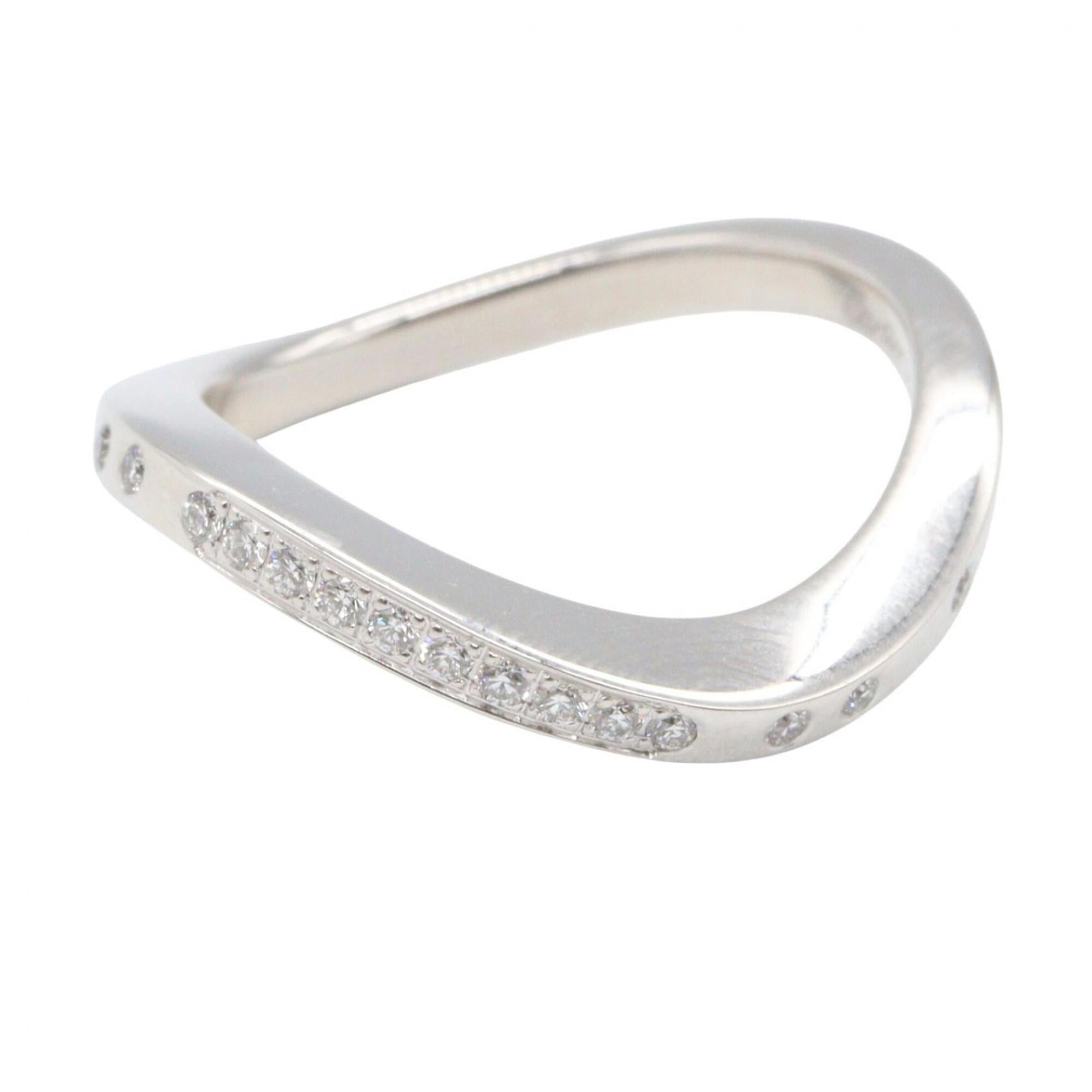 Cartier Silver Clear White Gold (18K) Band Ring (Pre-Owned)