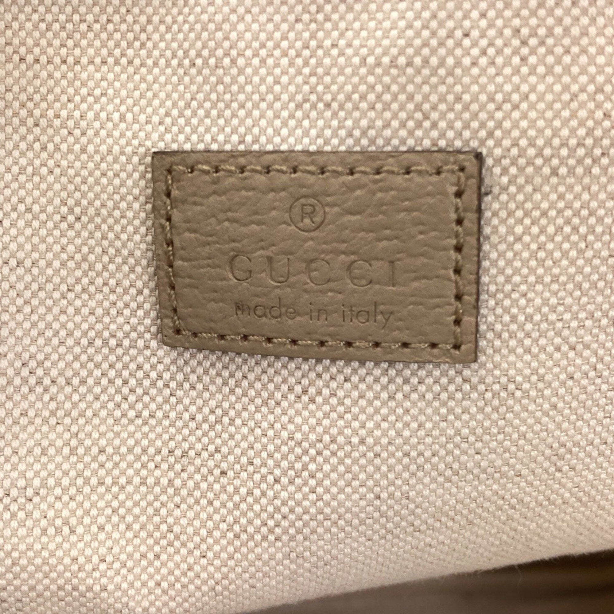Gucci Beige Pvc Tote Bag (Pre-Owned)