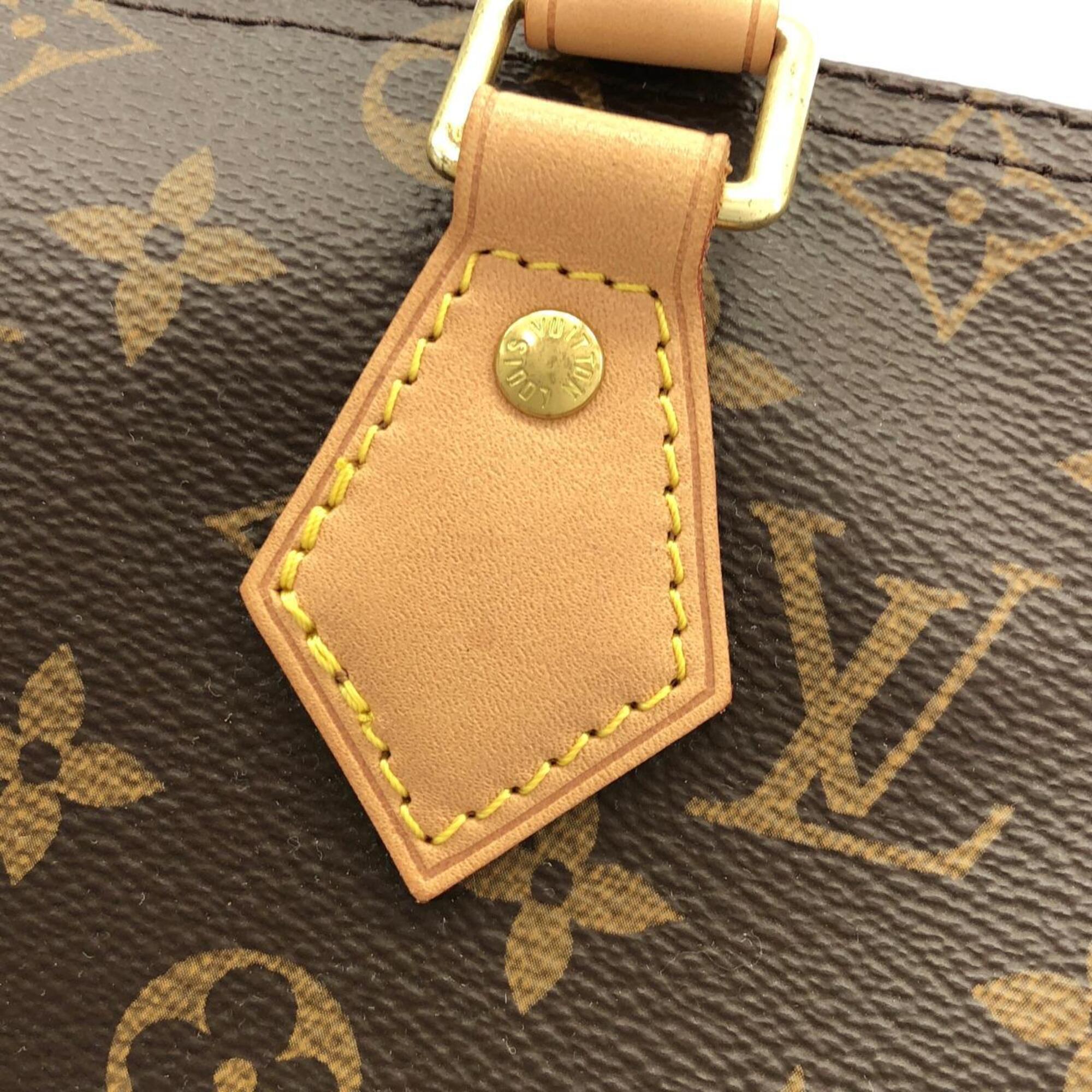 Louis Vuitton Brown Coated Canvas Boston Bag (Pre-Owned)