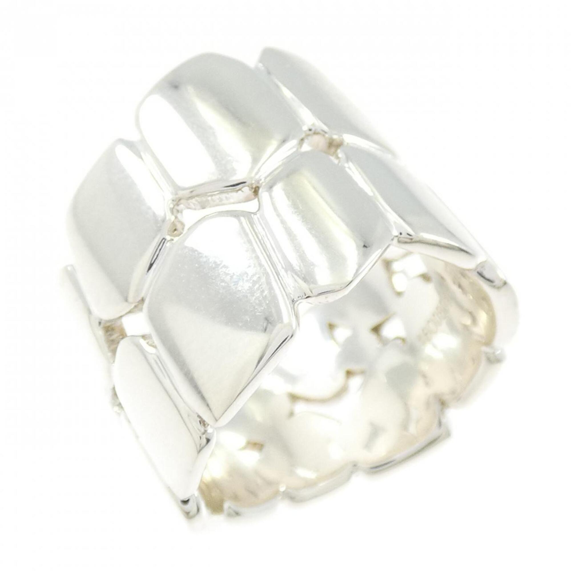 Hermes Silver 925 Band Ring (Pre-Owned)