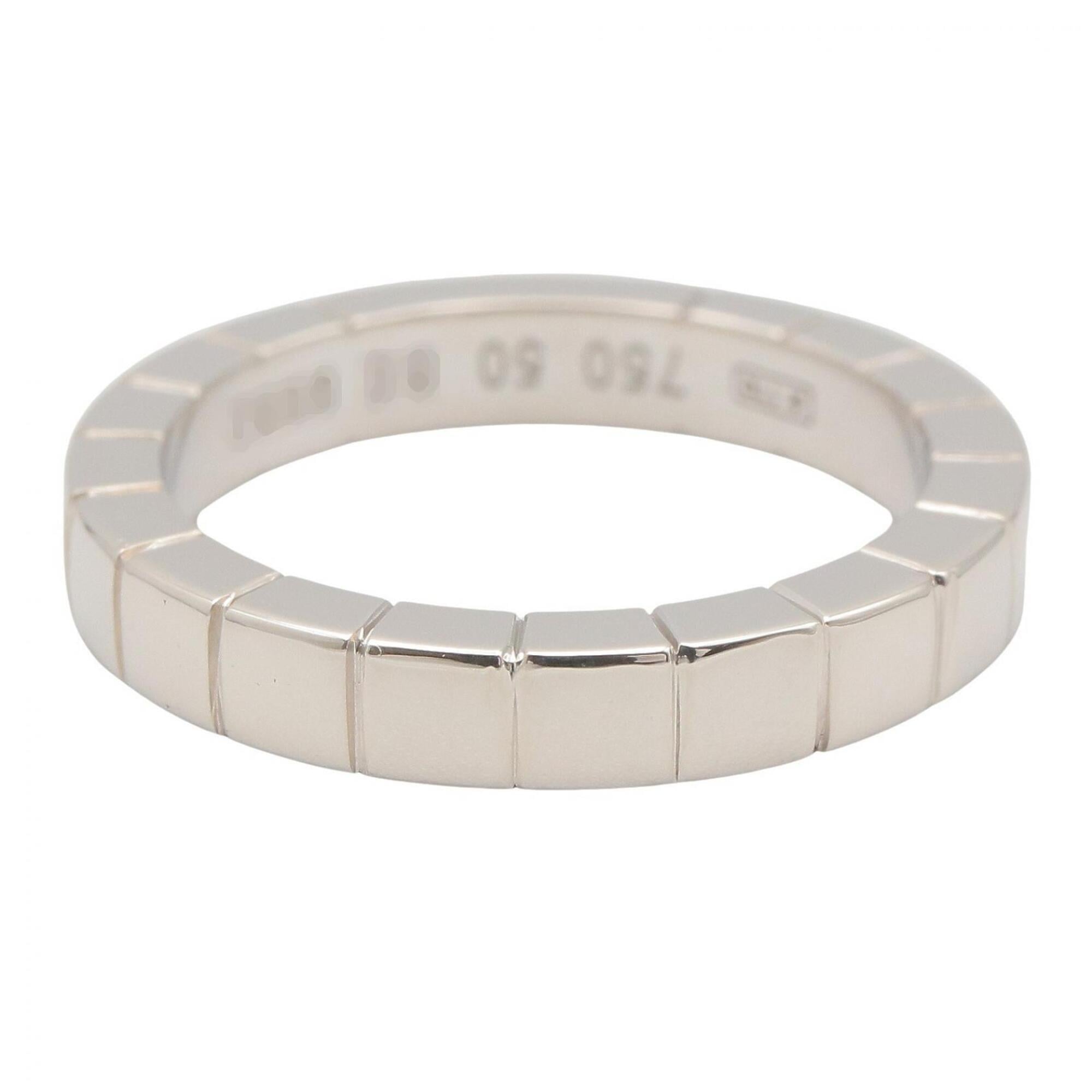 Cartier Lanieres Silver White Gold (18K) Band Ring (Pre-Owned)