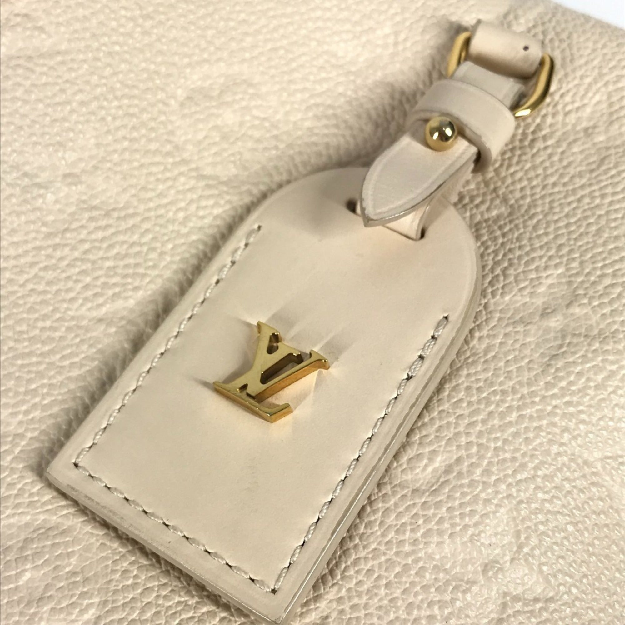 Louis Vuitton White Monogram Empreinte Handbag (Pre-Owned)