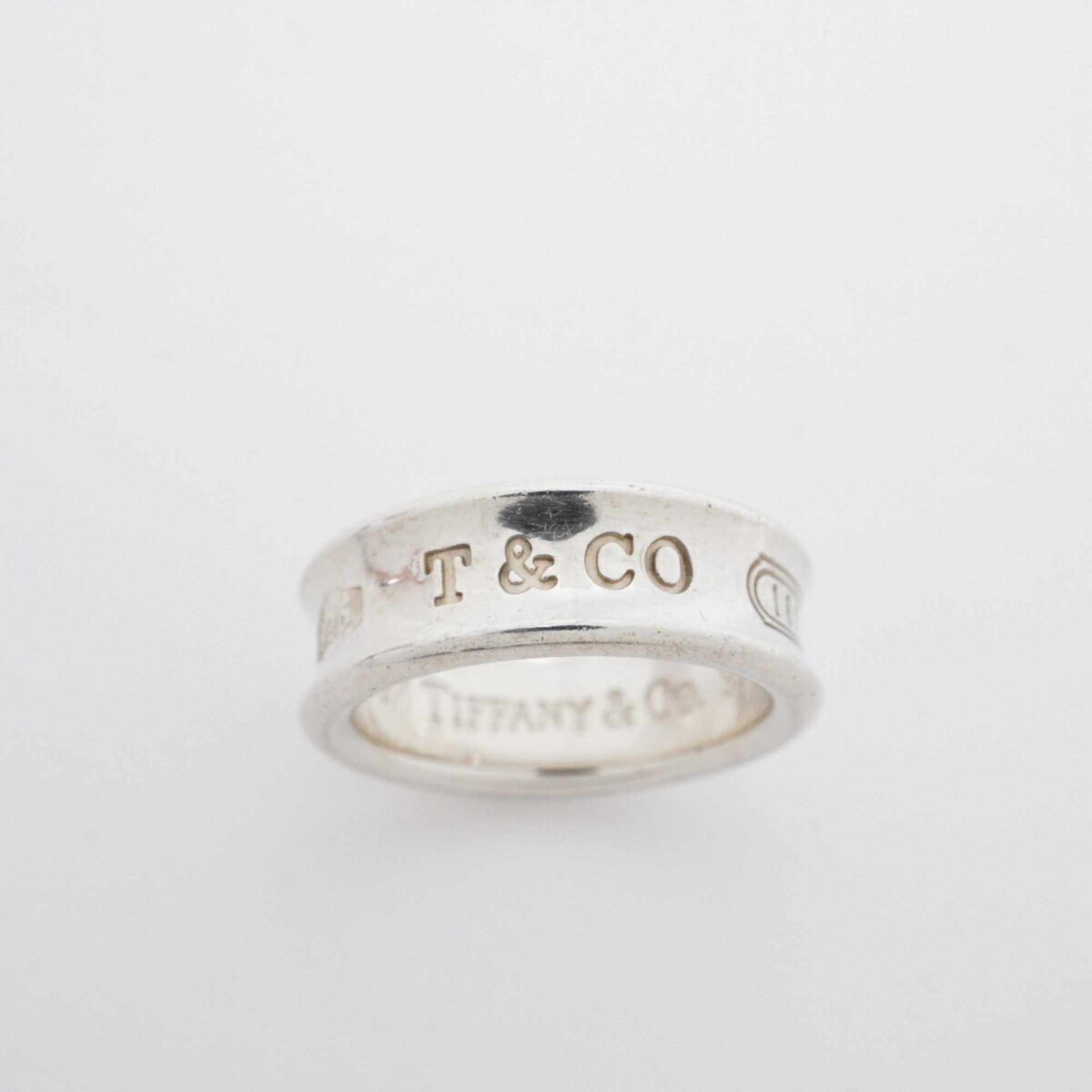 Tiffany Silver 925 Band Ring (Pre-Owned)