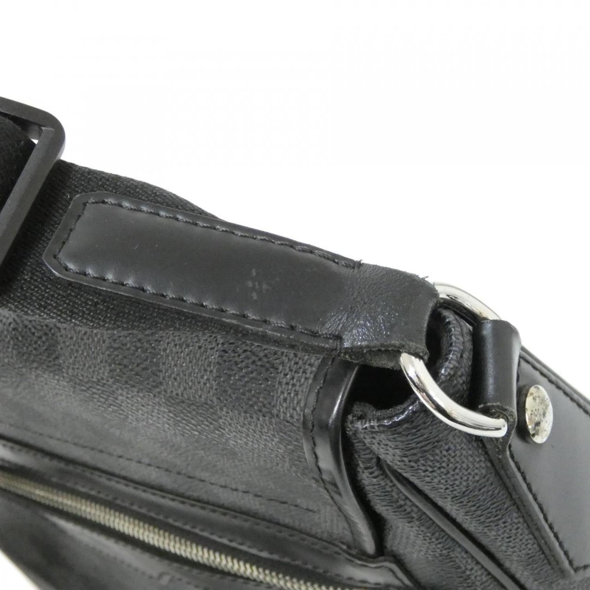 Louis Vuitton Damier Graphite Graphite Coated Canvas Shoulder Bag (Pre-Owned)