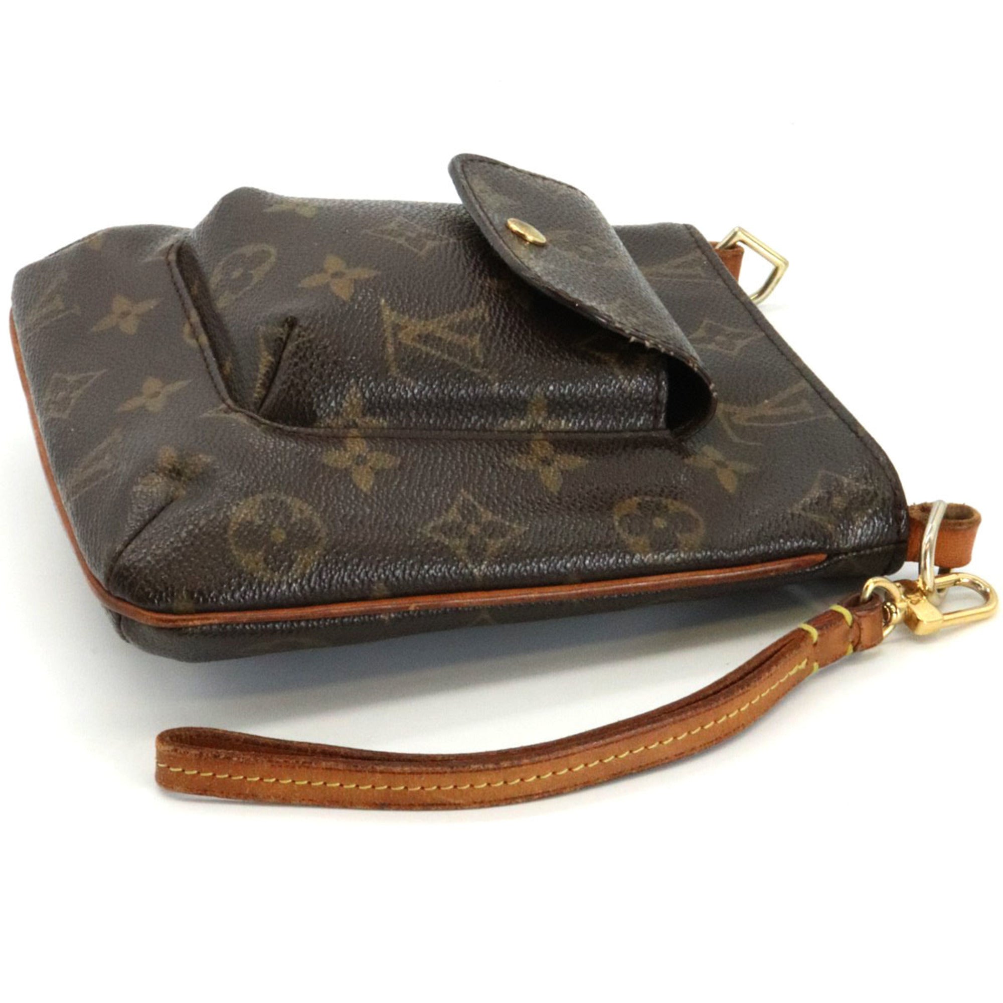 Louis Vuitton Brown Monogram Canvas Pouch (Pre-Owned)
