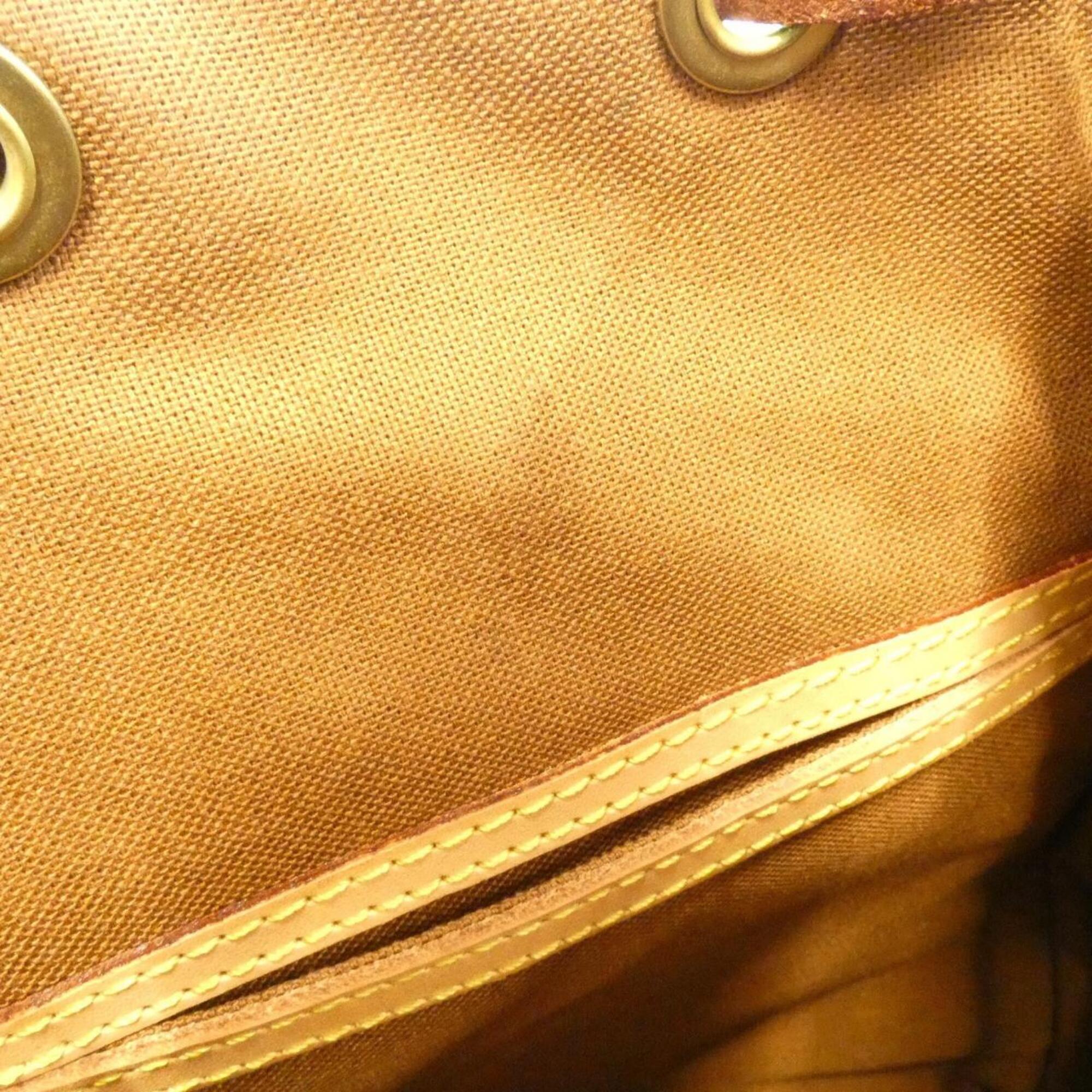 Louis Vuitton Marron Coated Canvas Backpack (Pre-Owned)