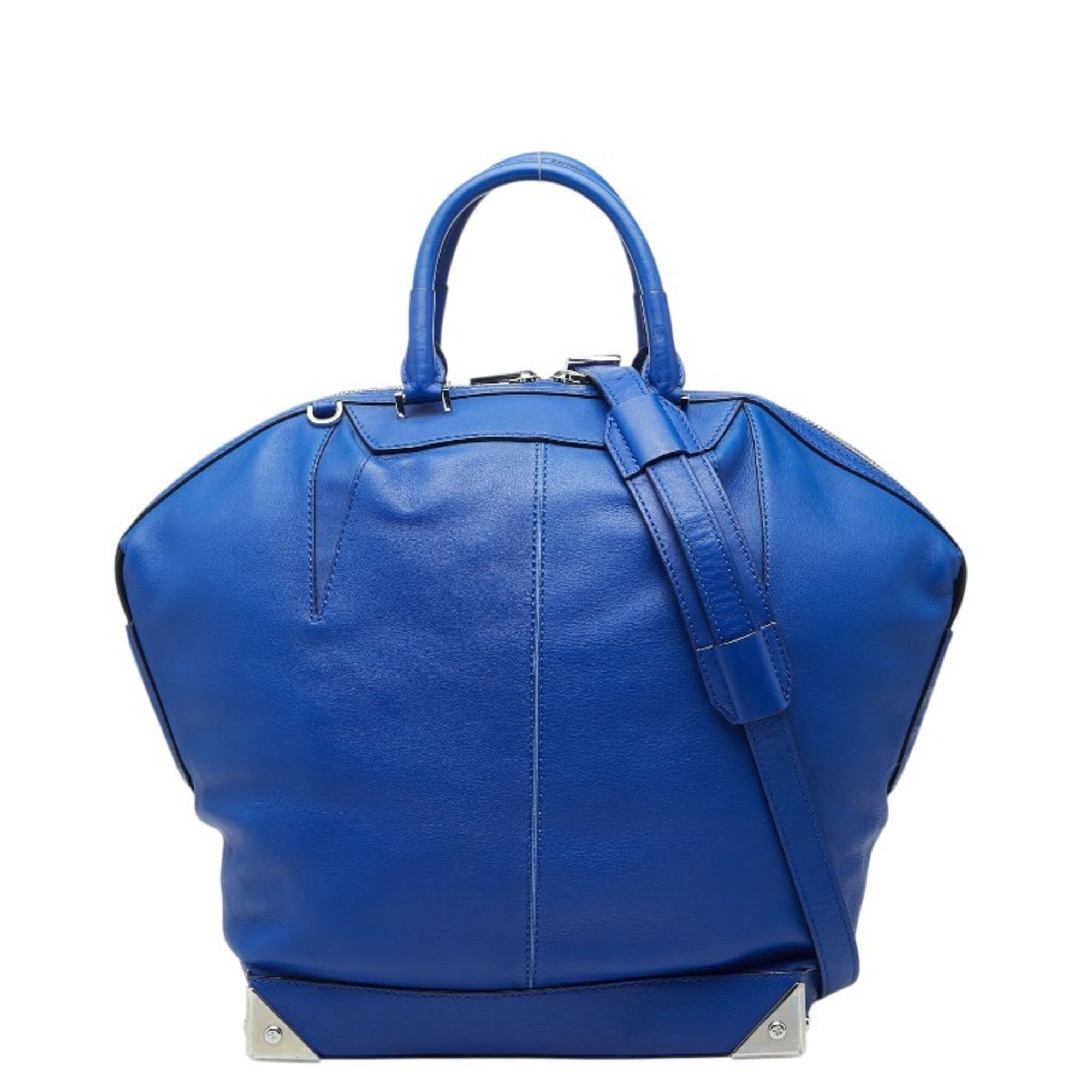 Alexander Wang Blue Leather Handbag Shoulder Bag (Pre-Owned)