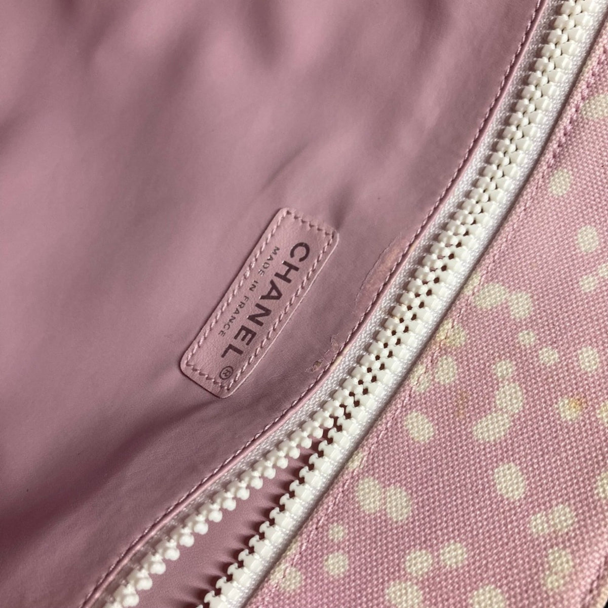 Chanel Pink Cotton Shoulder Bag (Pre-Owned)