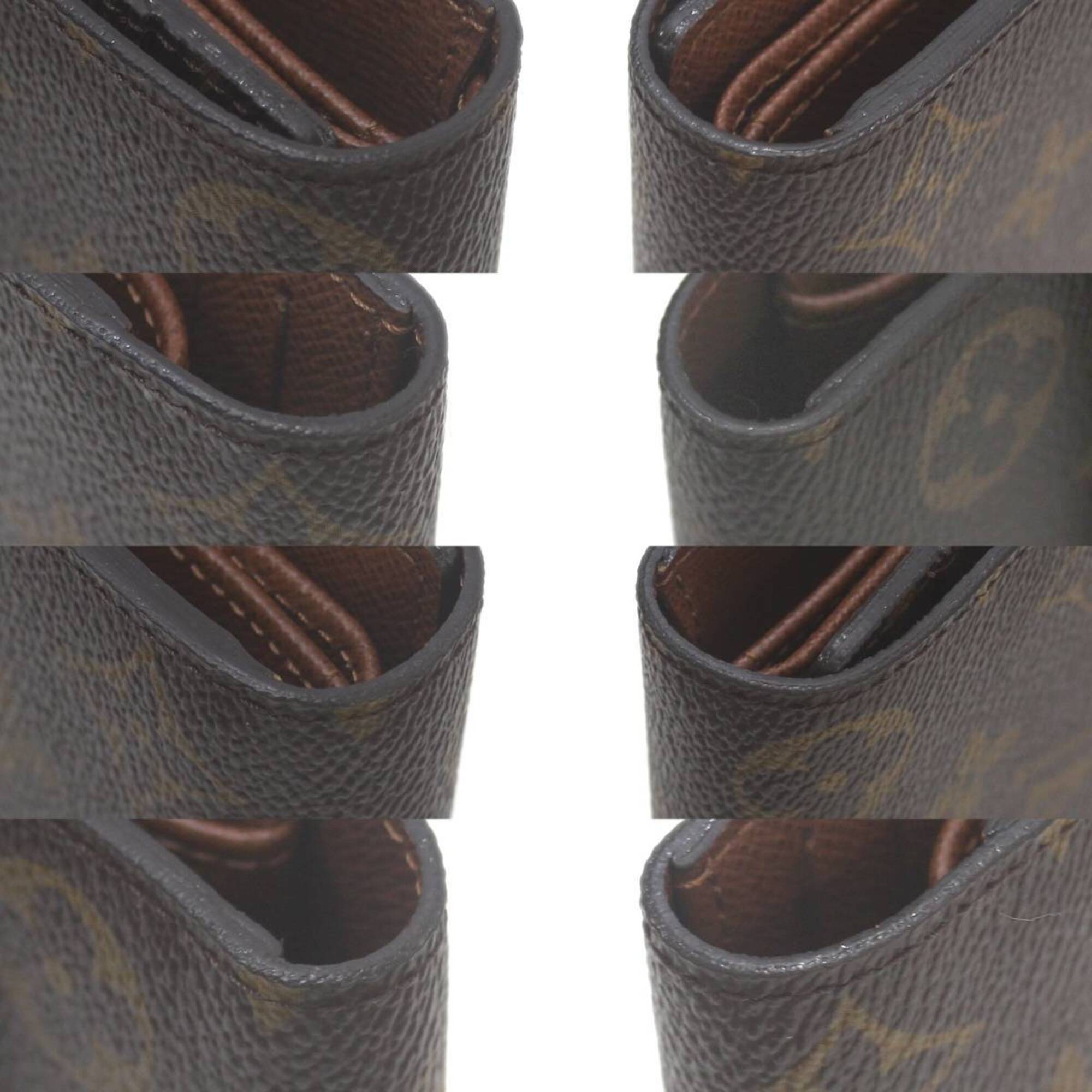 Louis Vuitton Monogram Brown Monogram Long Wallet (Tri-Fold) (Pre-Owned)