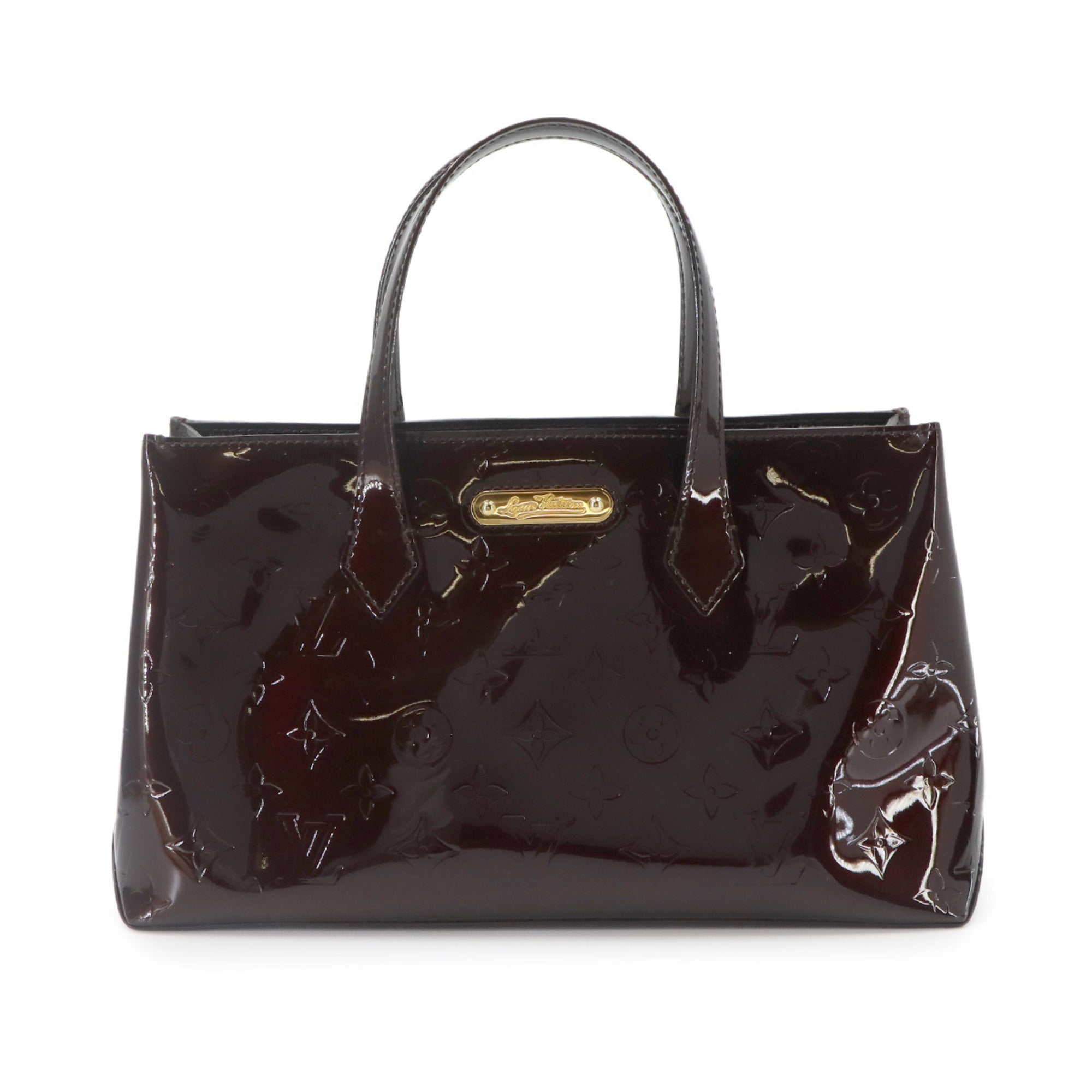 Louis Vuitton Amarante Monogram Vernis Handbag (Pre-Owned)