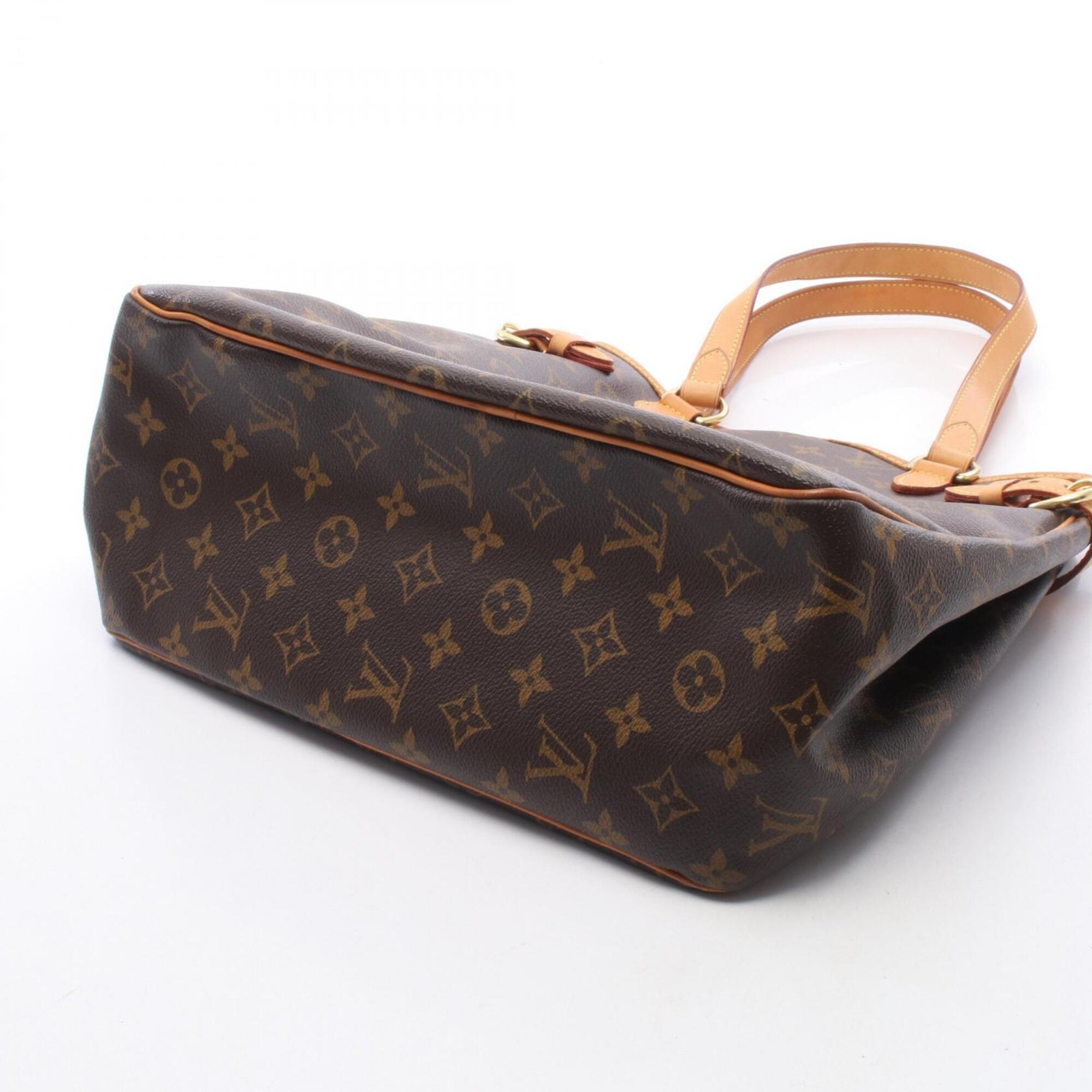 Louis Vuitton Brown Coated Canvas Pvc Monogram Leather Handbag Tote Bag (Pre-Owned)