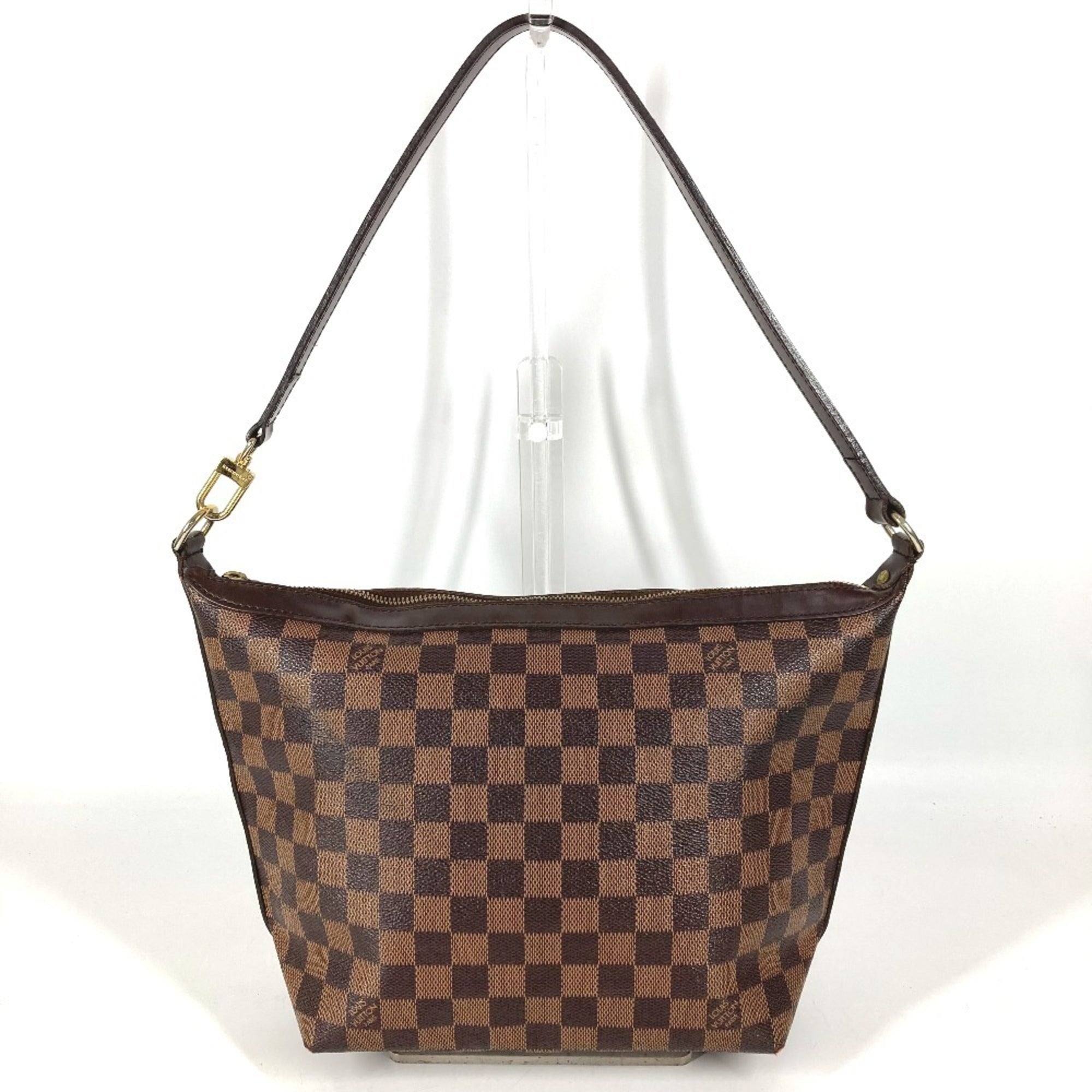 Louis Vuitton Brown Ebene Damier Canvas Handbag Shoulder Bag (Pre-Owned)