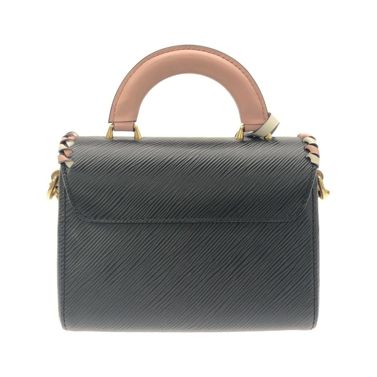 Louis Vuitton Black Leather Handbag (Pre-Owned)