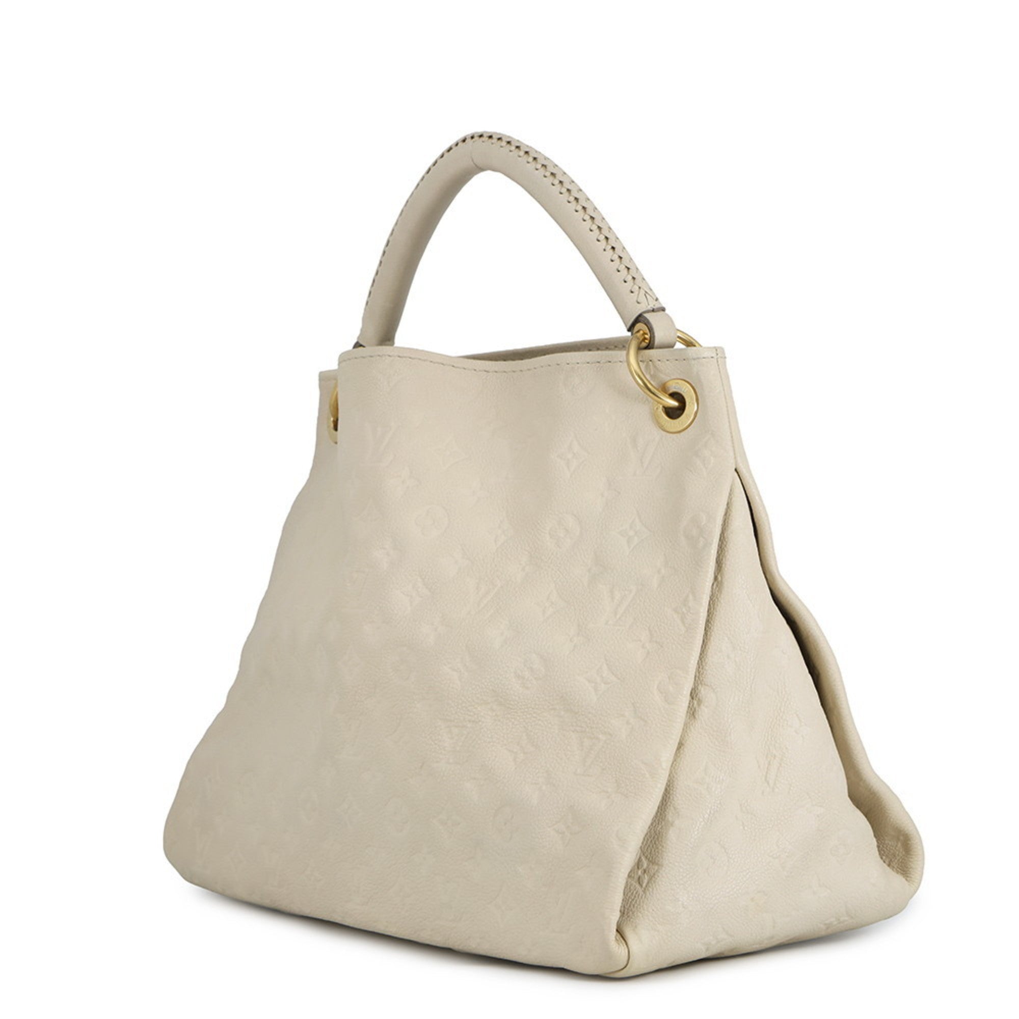Louis Vuitton Neige White Monogram Empreinte Handbag Shoulder Bag (Pre-Owned)
