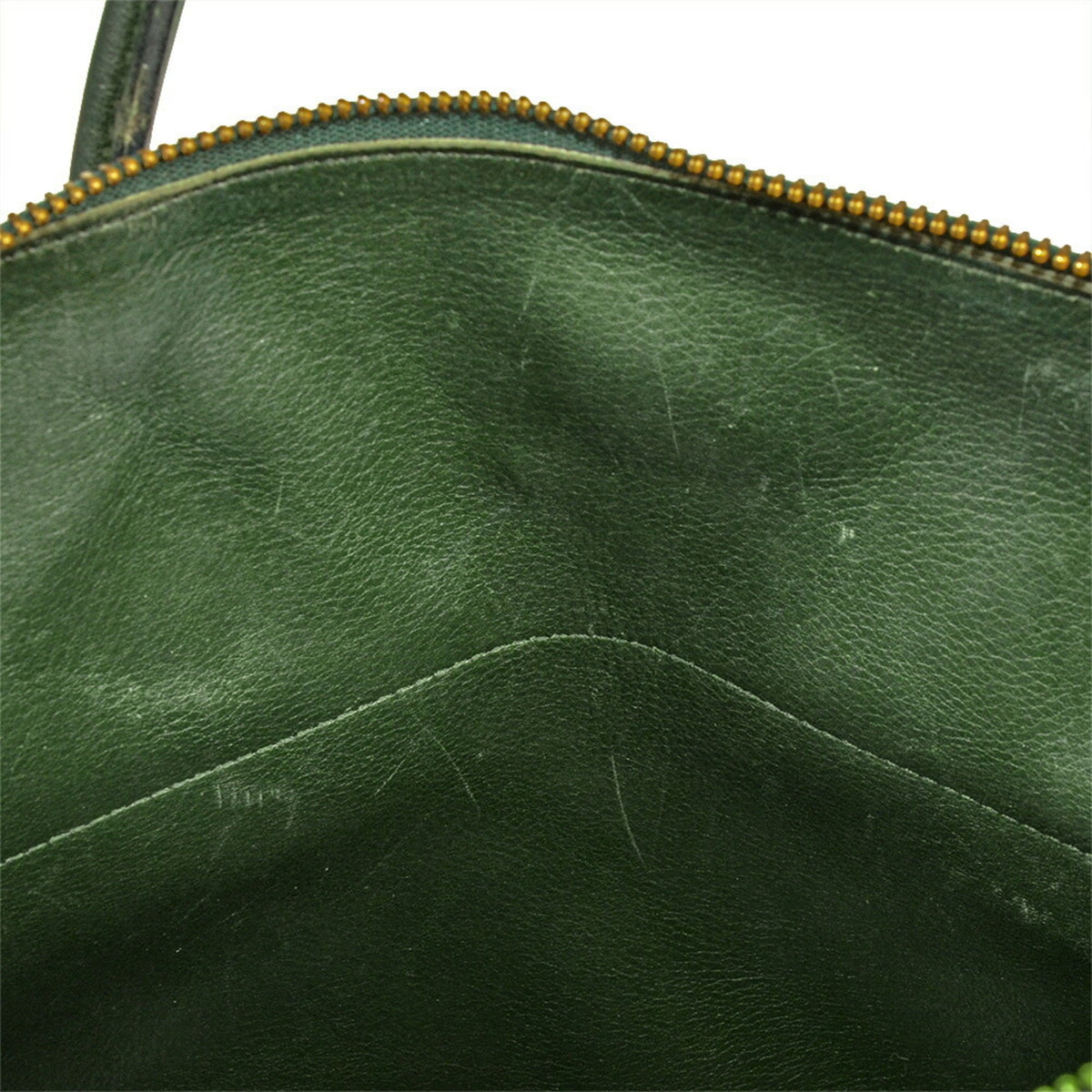 Hermes Bolide Green Ardennes Leather Handbag (Pre-Owned)