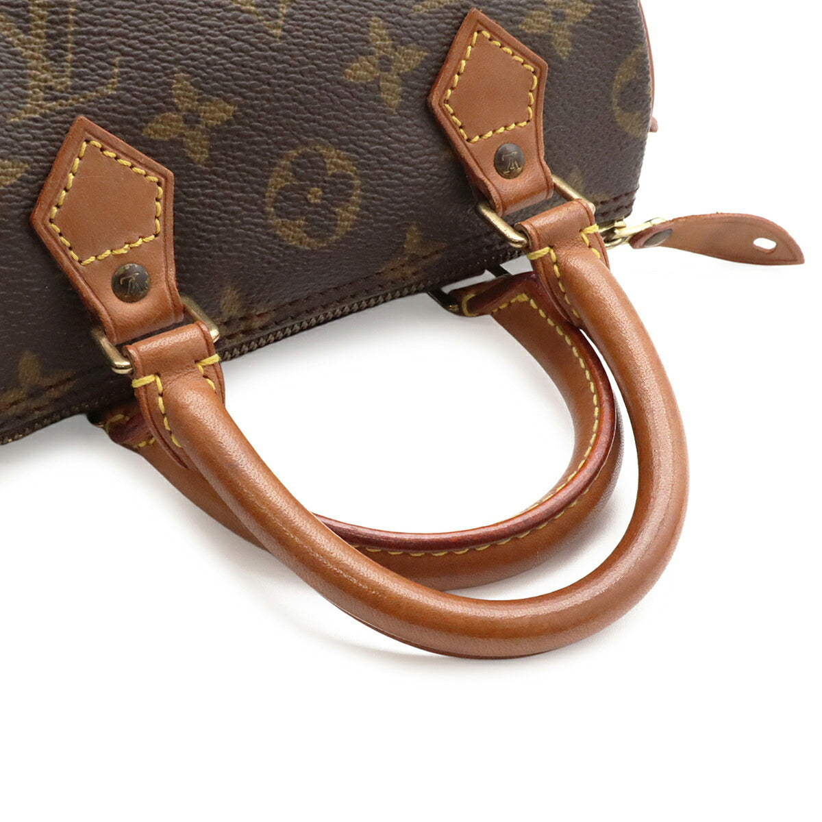 Louis Vuitton Brown Monogram Canvas Pvc Coated Canvas Handbag Pouch (Pre-Owned)